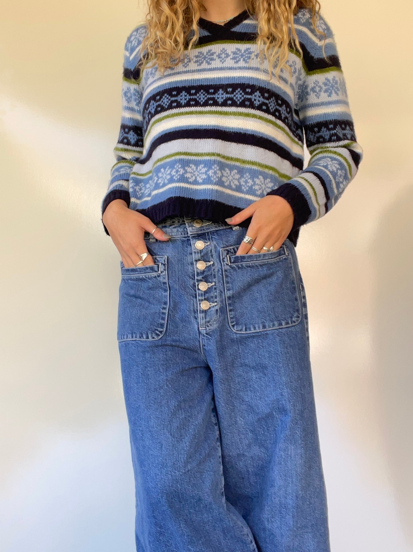 Vintage Patterned Sweater