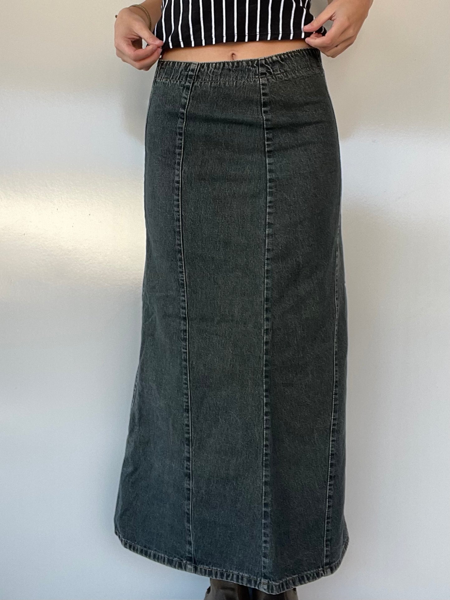 80s Vintage Cowden Denim Skirt