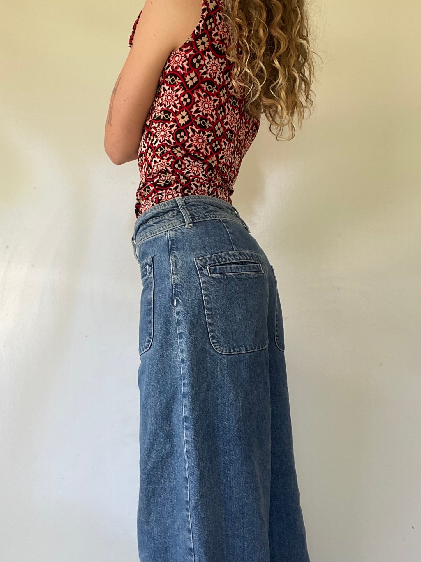 90s Patterned Tank Top