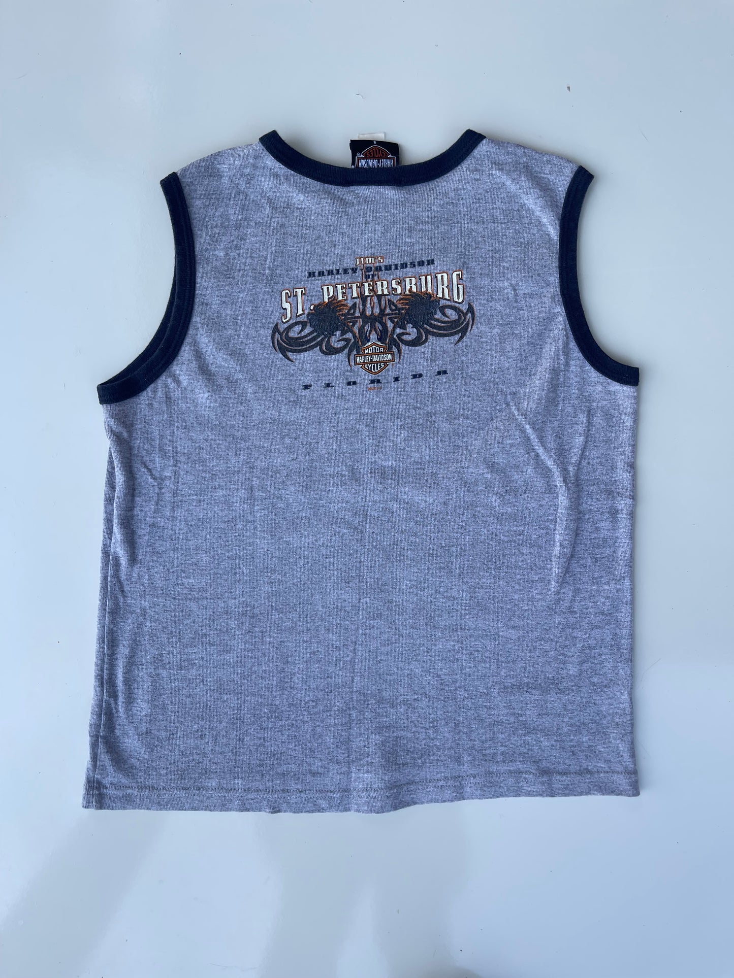 2004 Harley Davidson Gray Tank Top