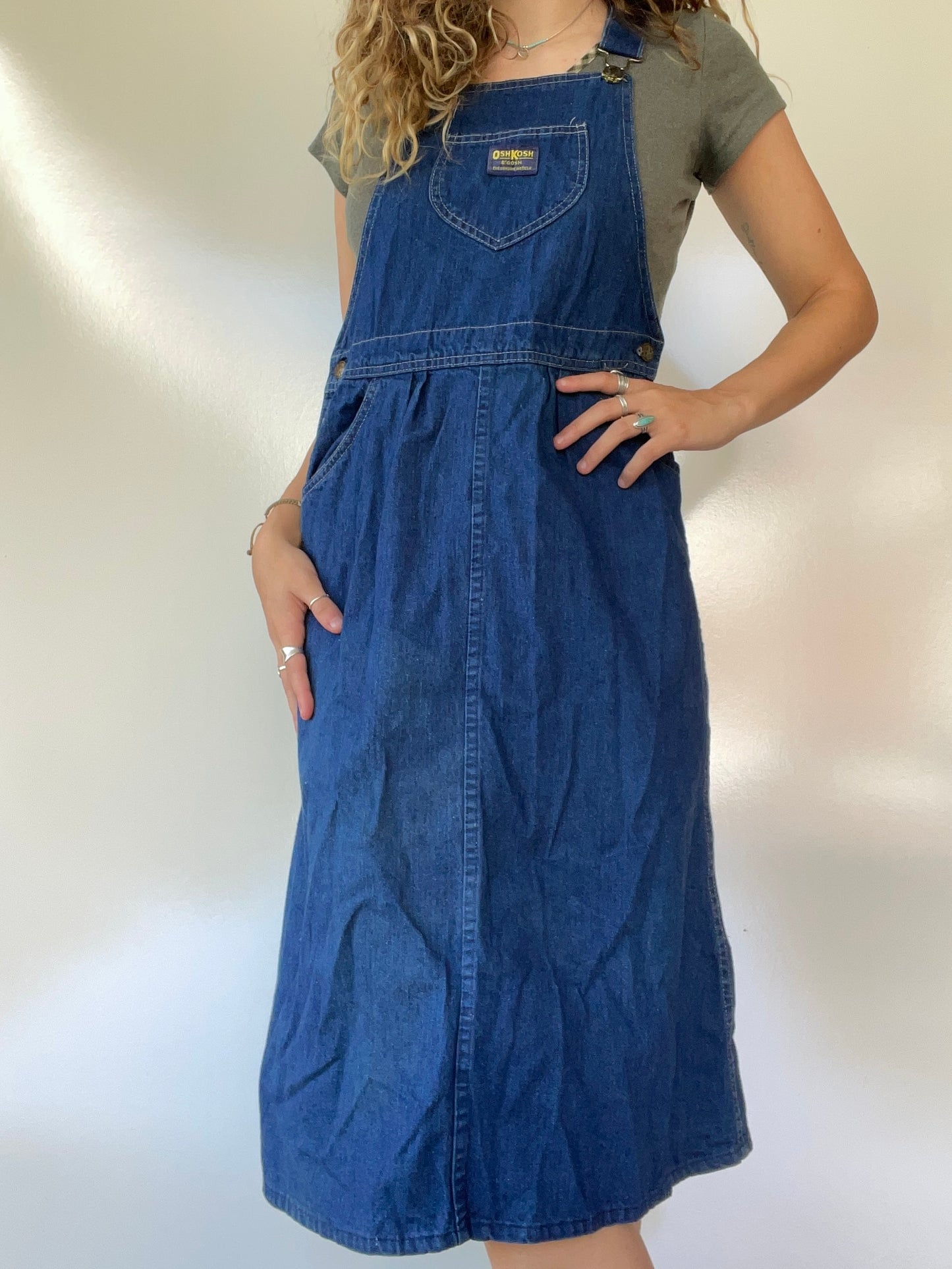 70s Vintage OshKosh B’Gosh Jean Dress