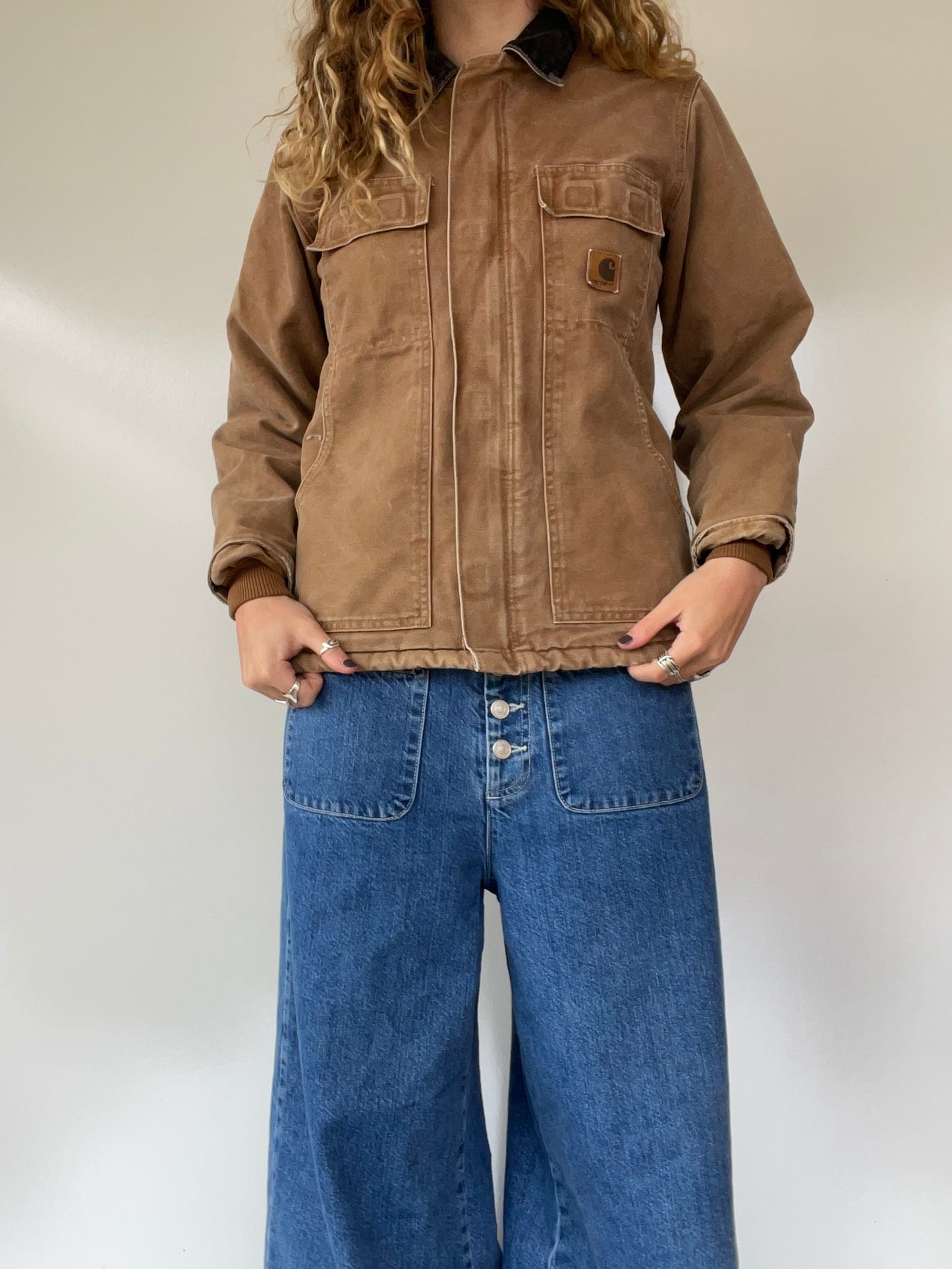 Vintage Tan Carhartt Workers Jacket