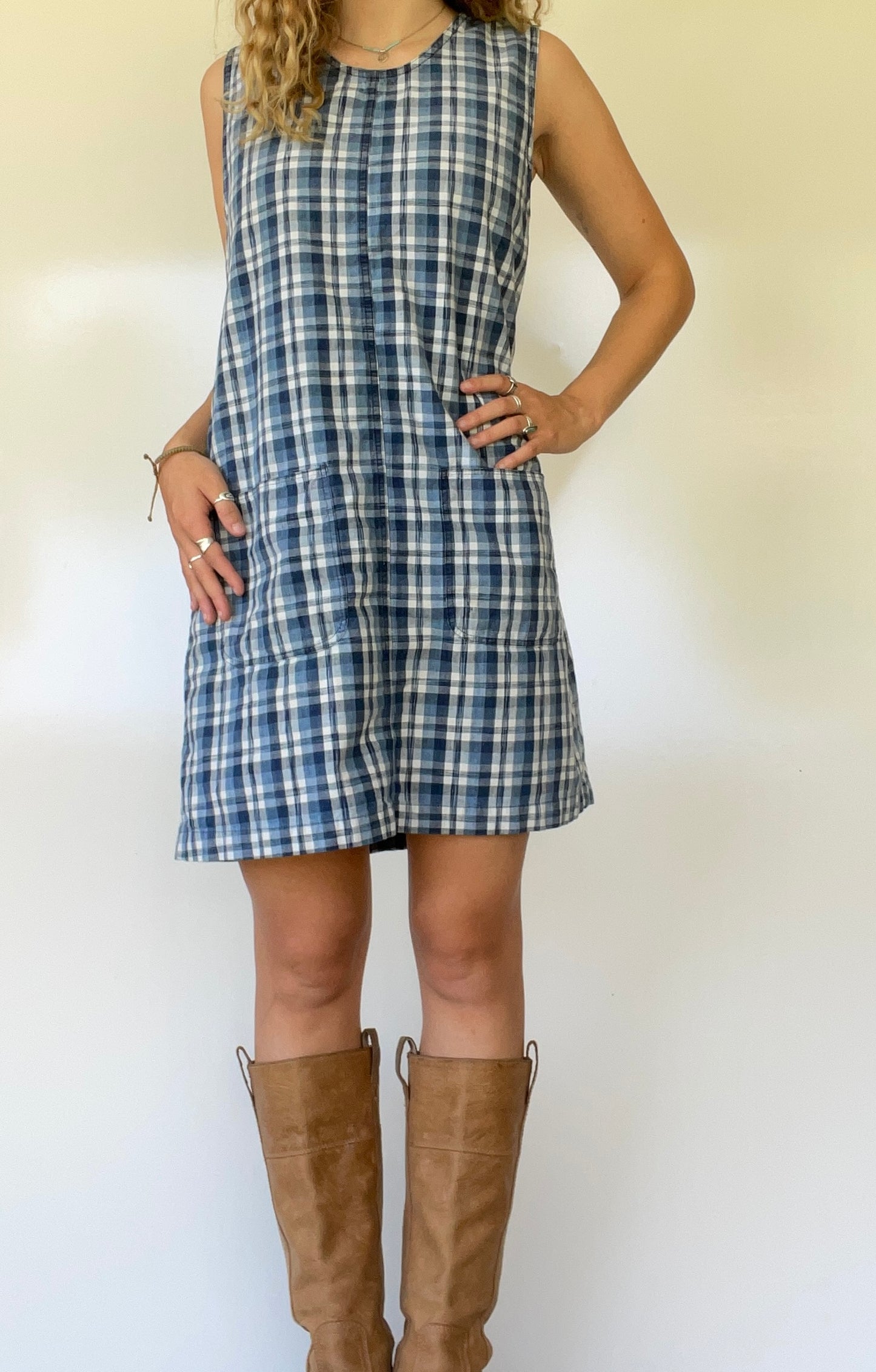 Vintage Plaid Dress