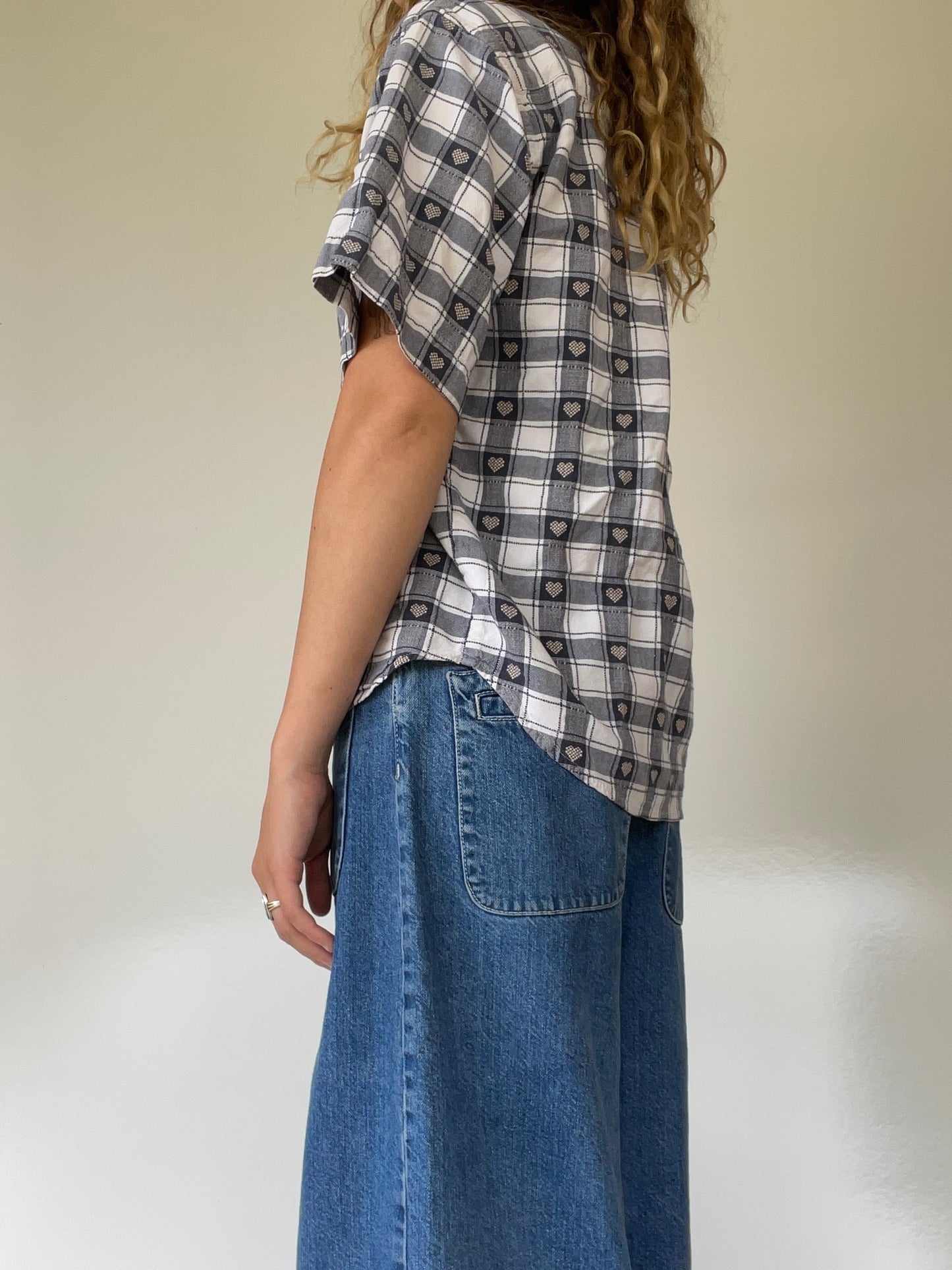 Vintage Patterned Button Up