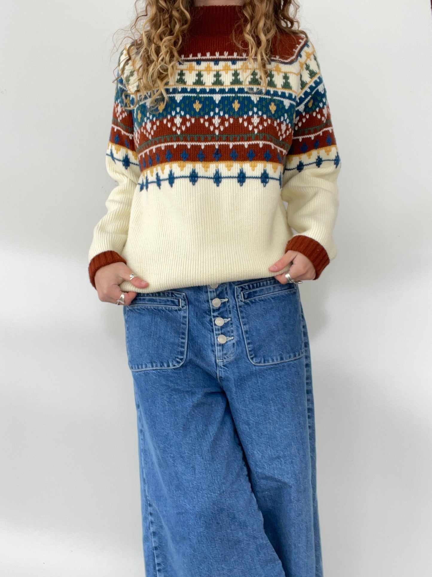 70s Vintage JCPenny Geometric Sweater