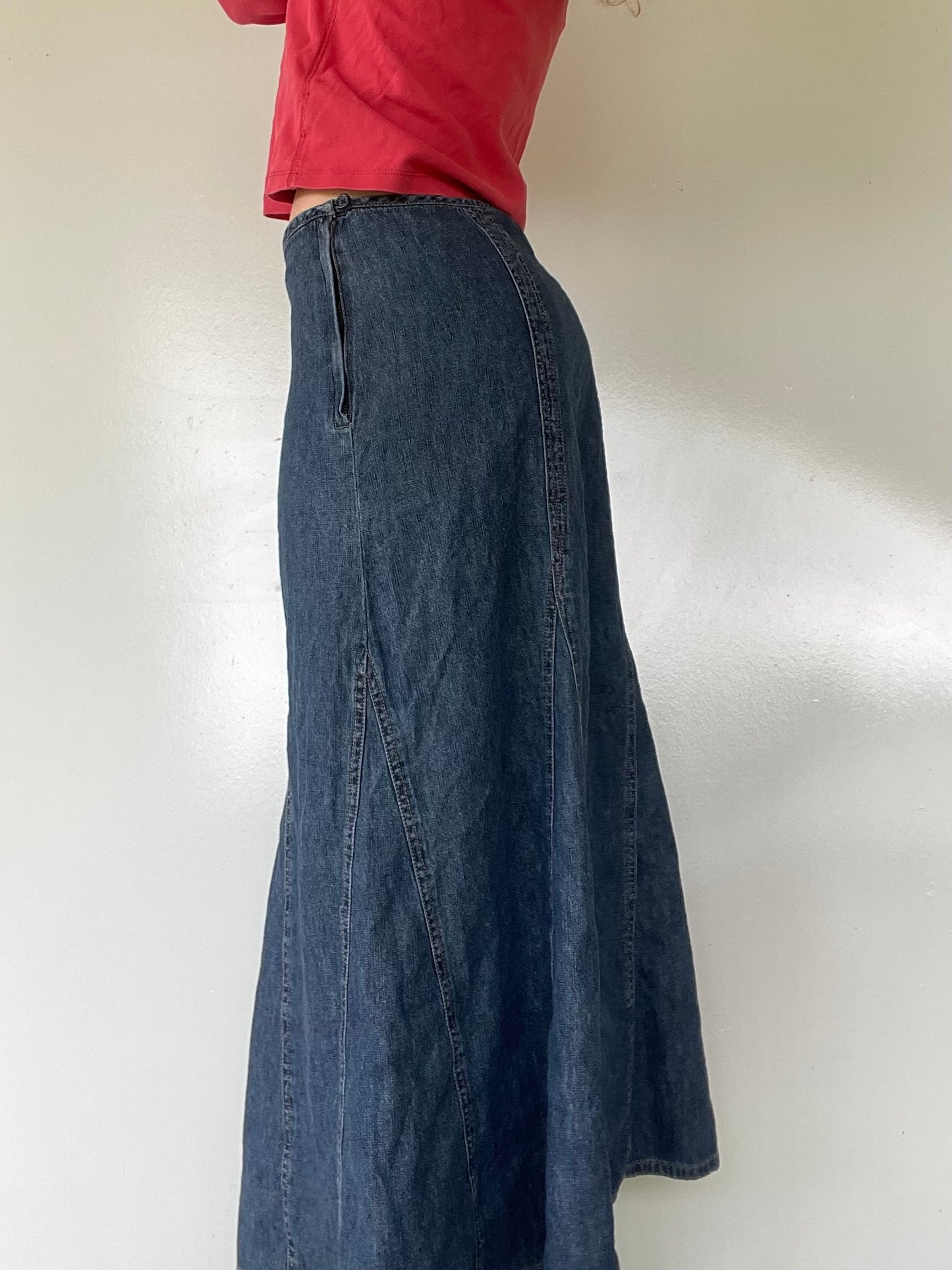 00s Sonoma Denim Maxi Skirt