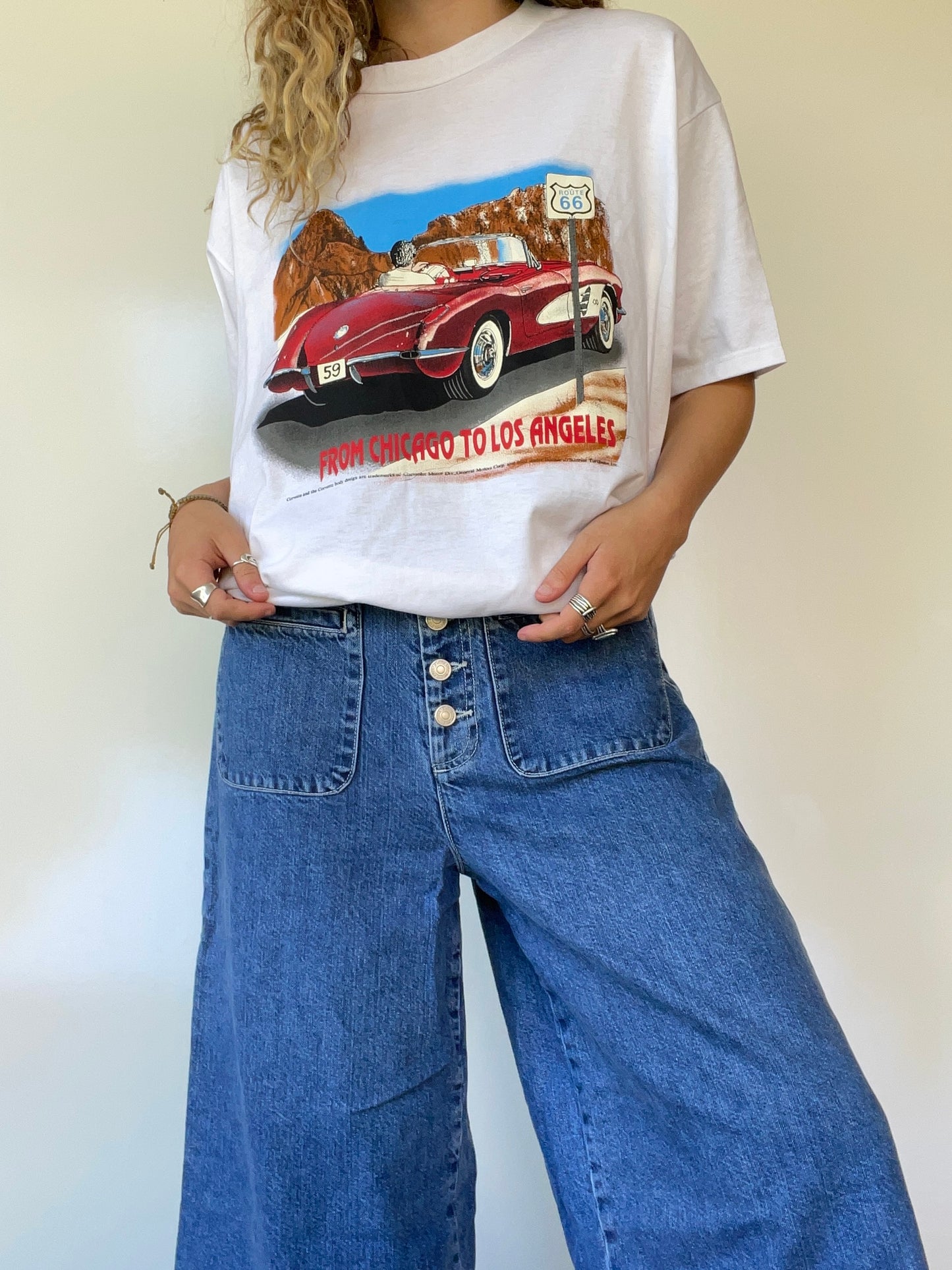 Vintage Route 66 Graphic T-Shirt