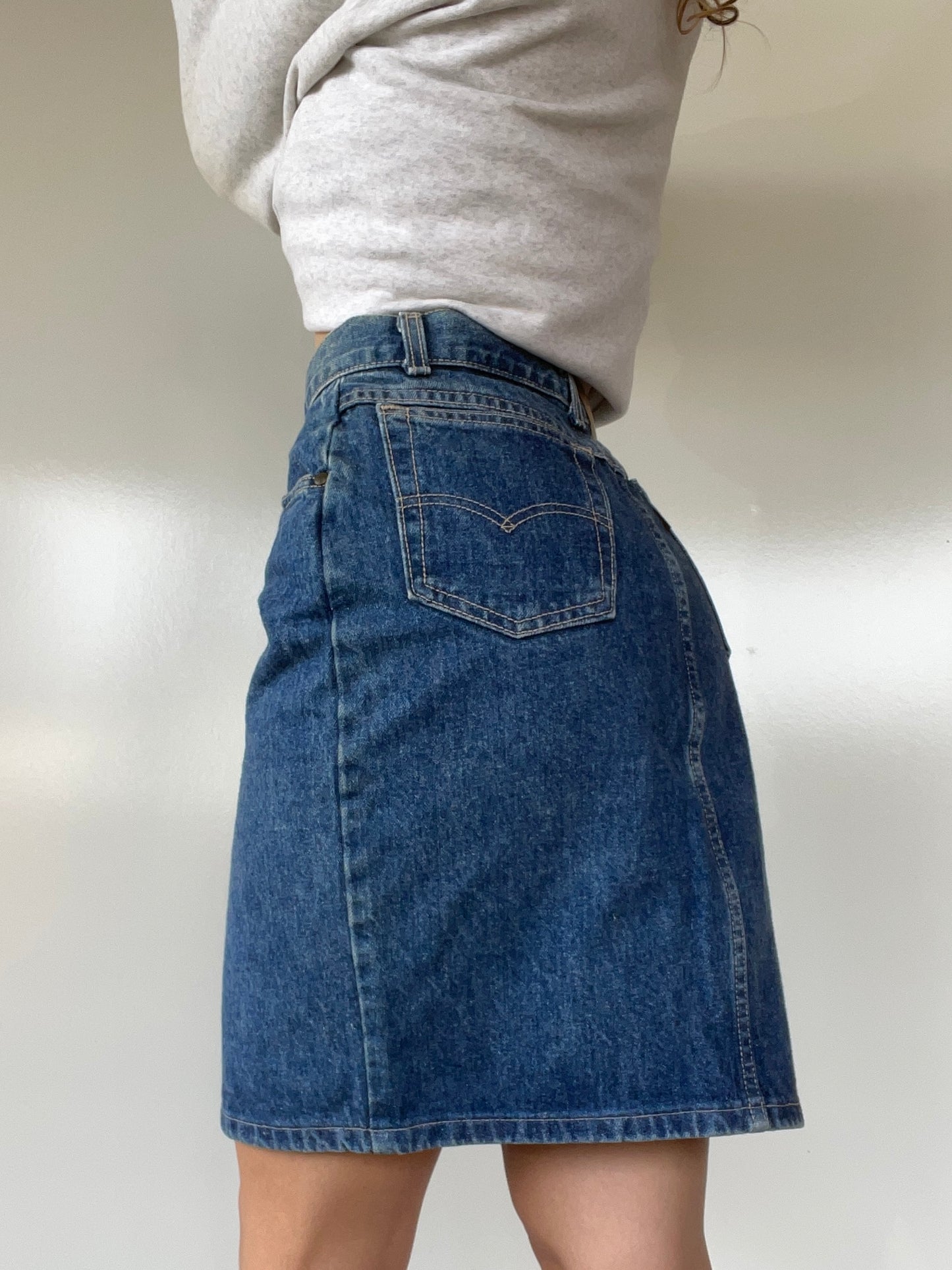 1980s Vintage Levi’s Denim Skirt