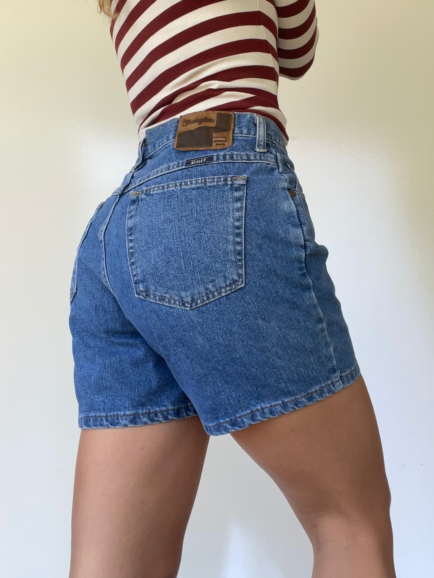 80s Wrangler Jean Shorts