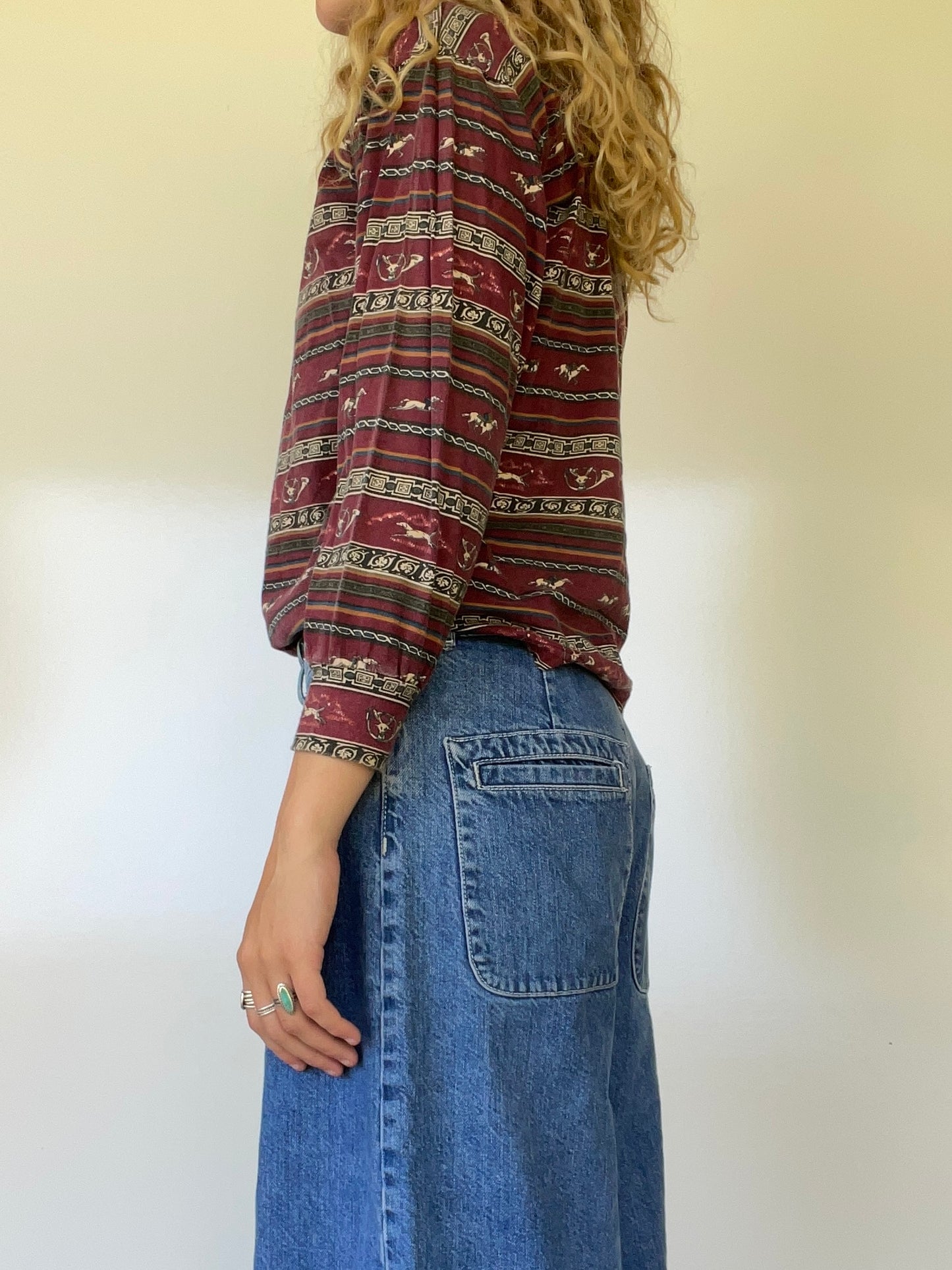 Vintage Western Turtleneck