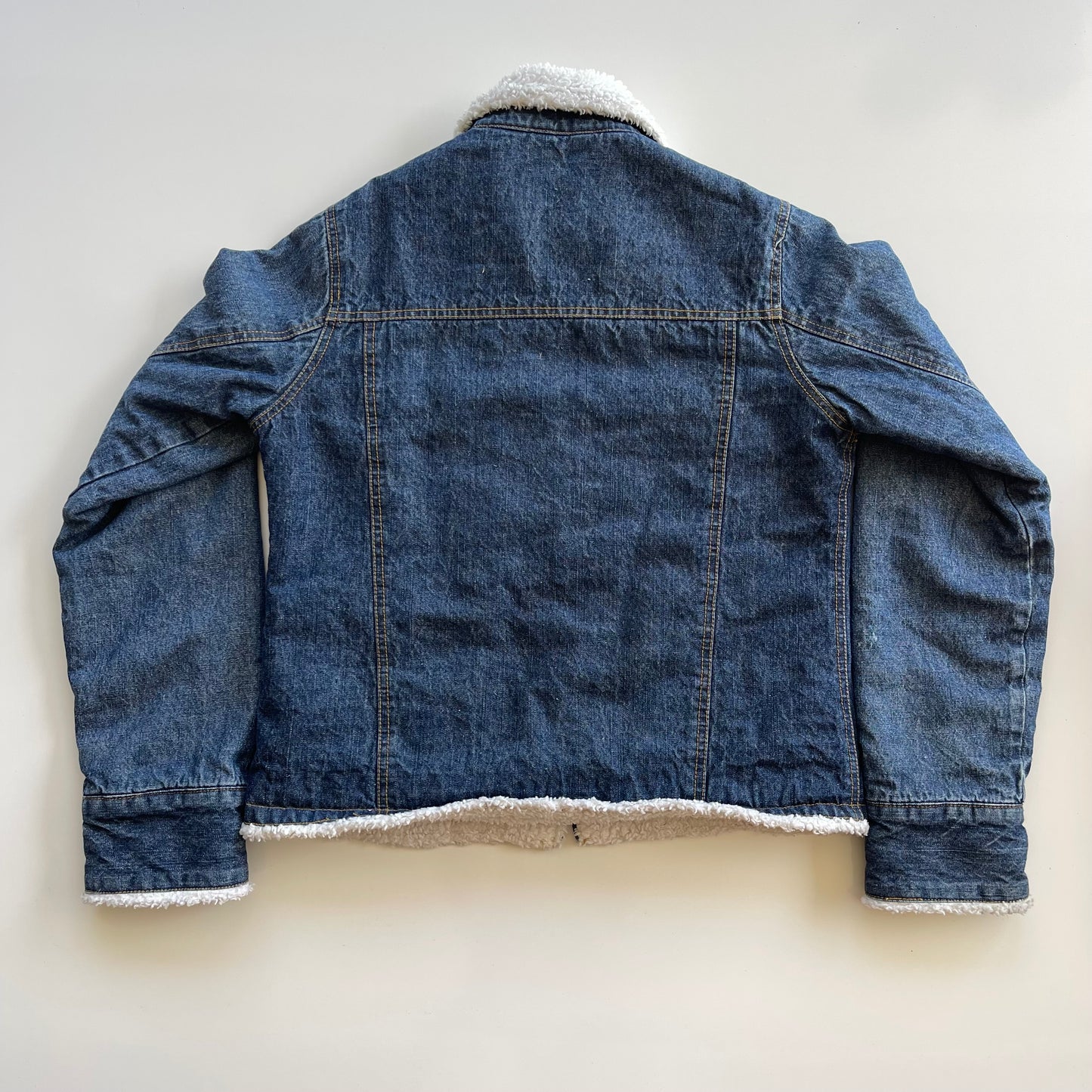 Vintage Sherpa Jean Jacket