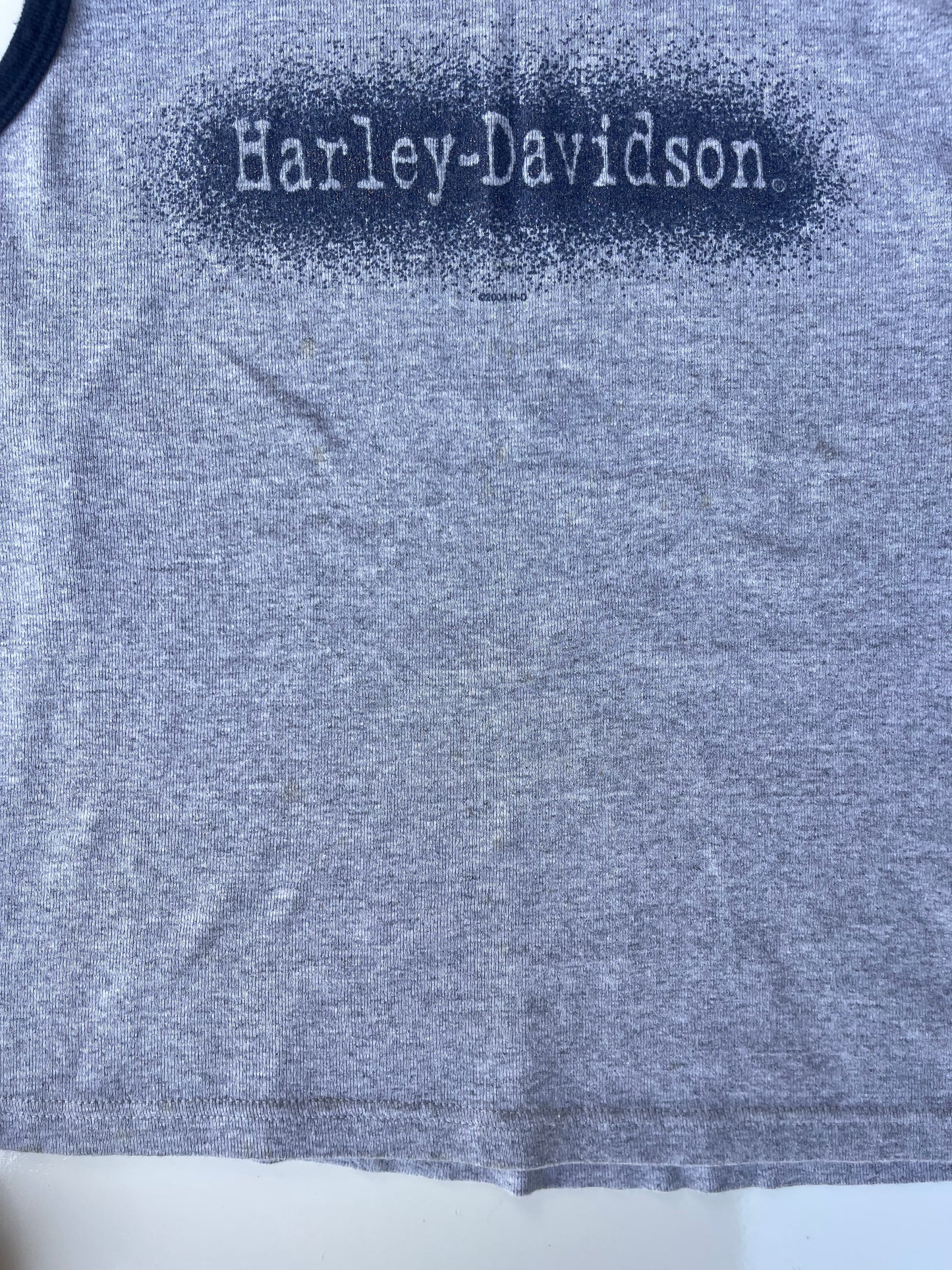 2004 Harley Davidson Gray Tank Top