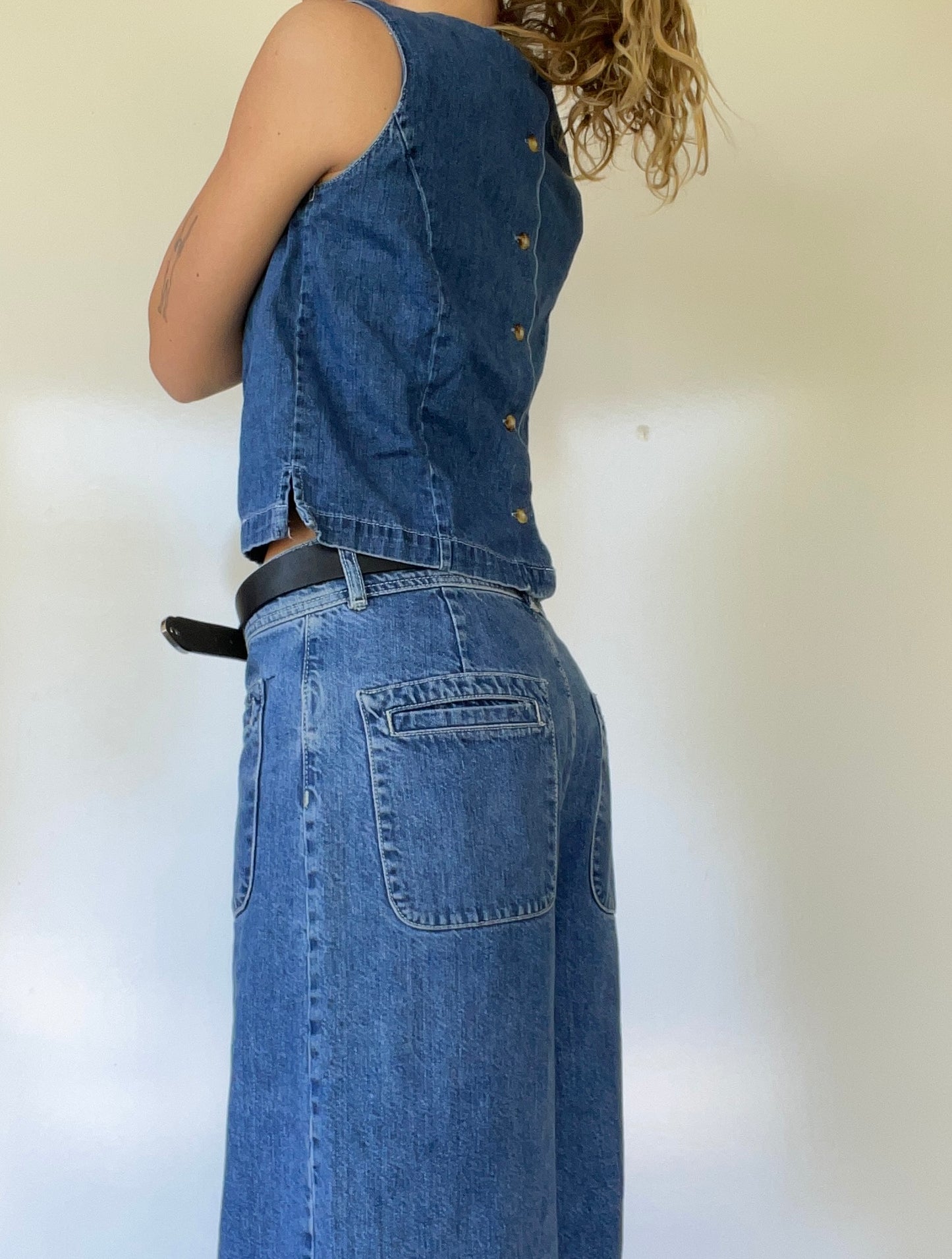 90s Jean Tank Top