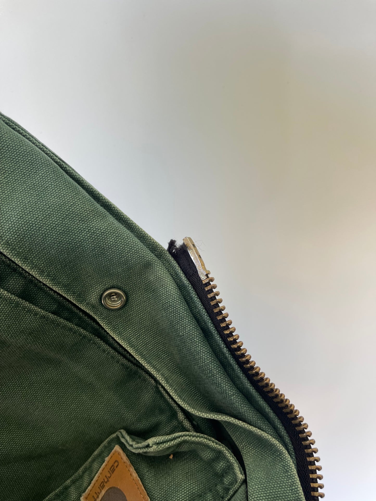 90s Carhartt Quilt Lined Hunter Green Canvas Jacket