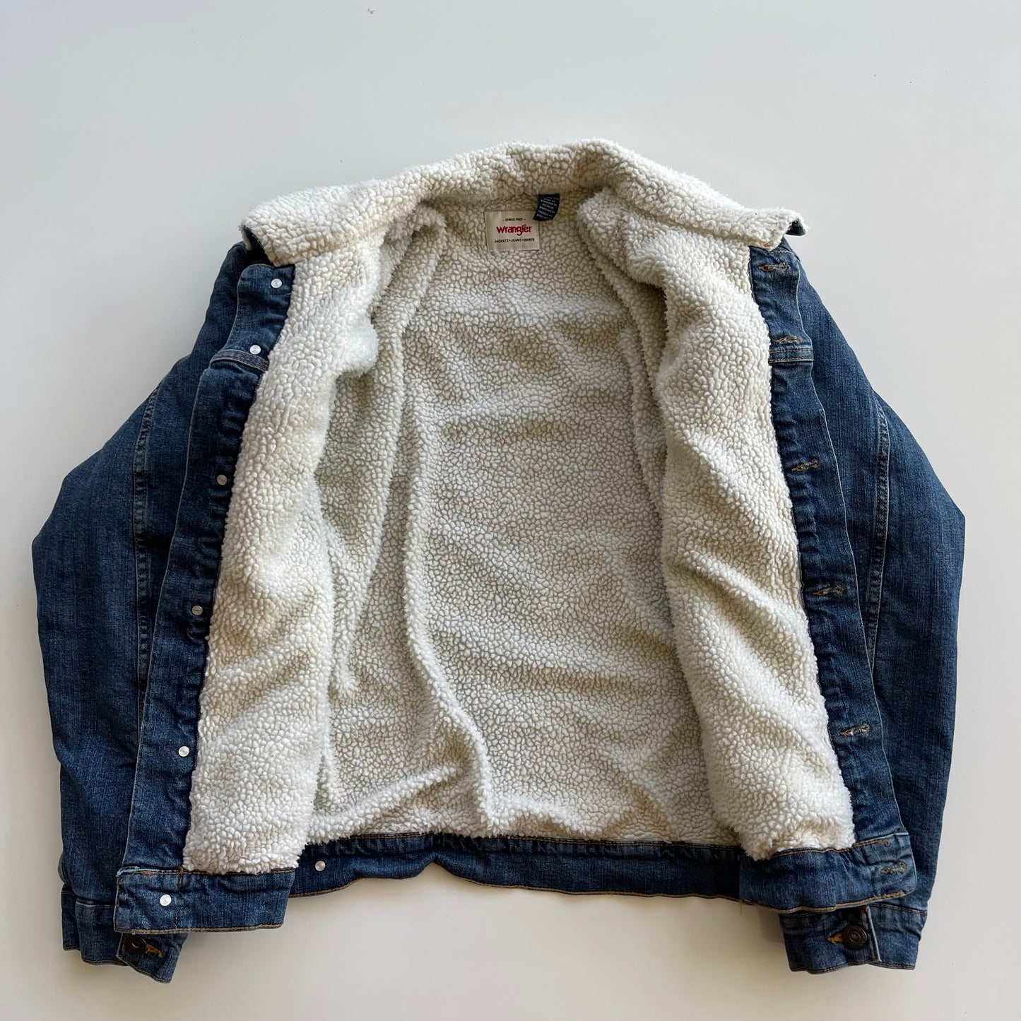 Wrangler Sherpa Lined Jean Jacket