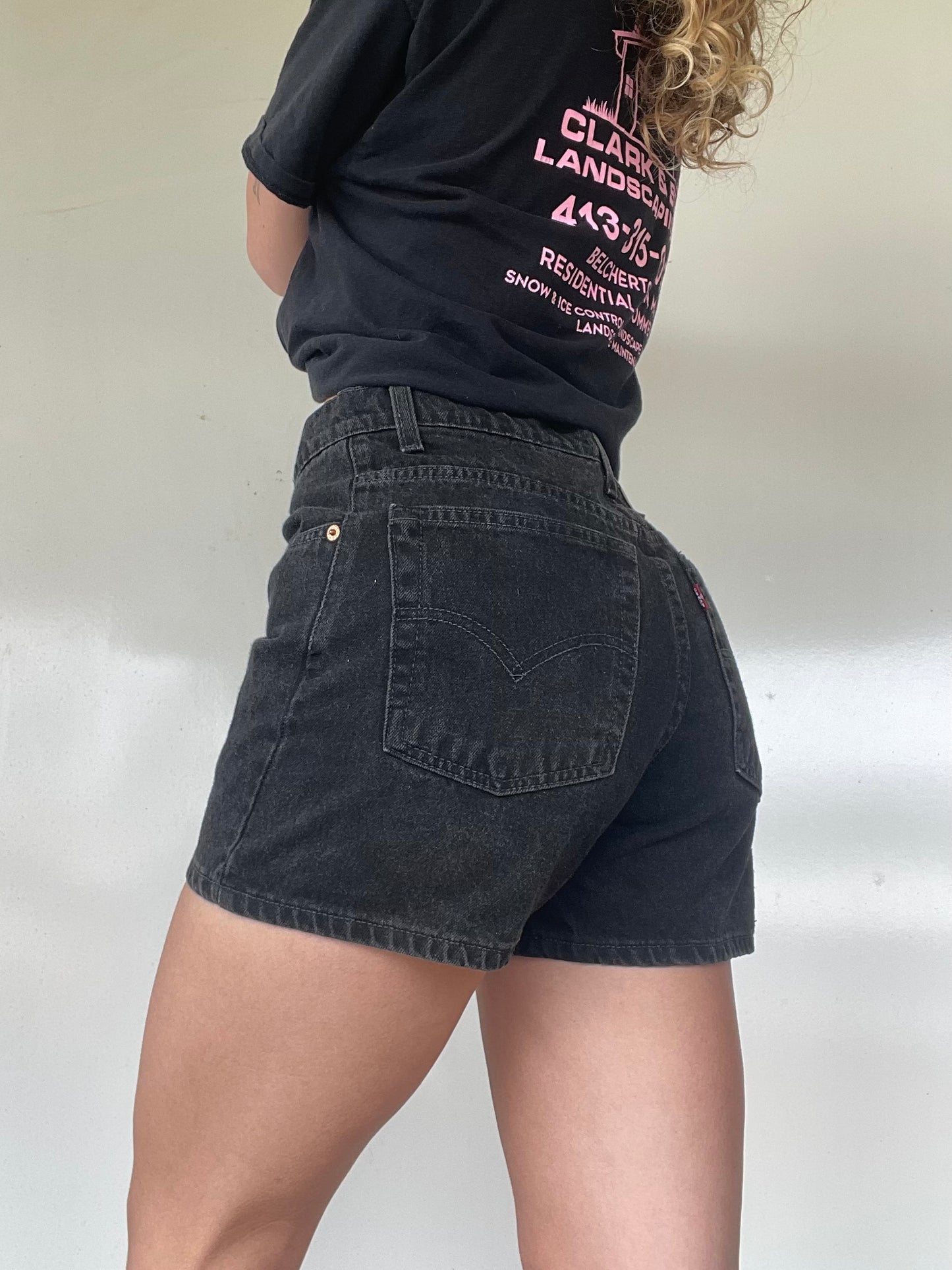 Vintage Off-Black Levi’s Shorts