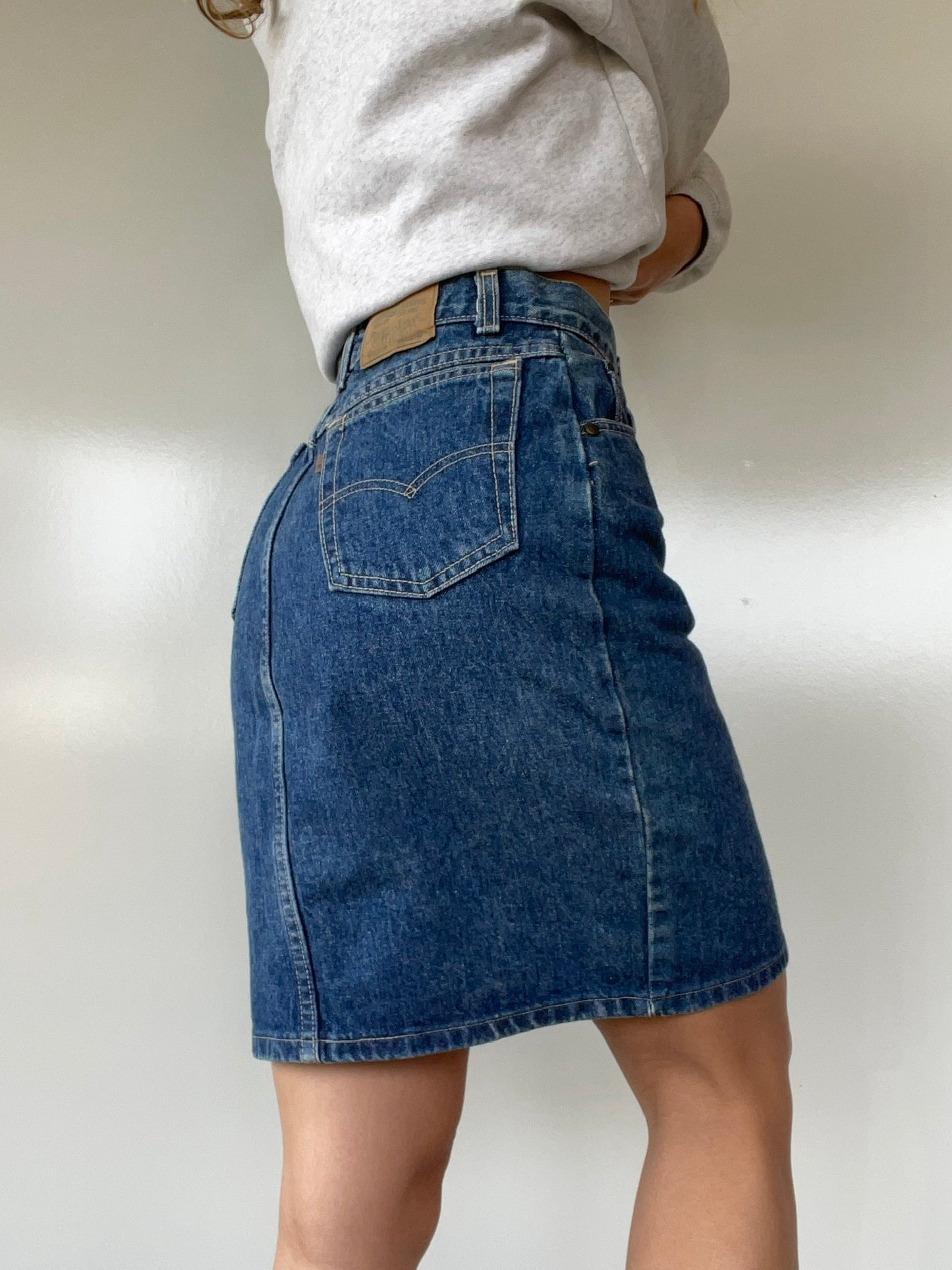 1980s Vintage Levi’s Denim Skirt