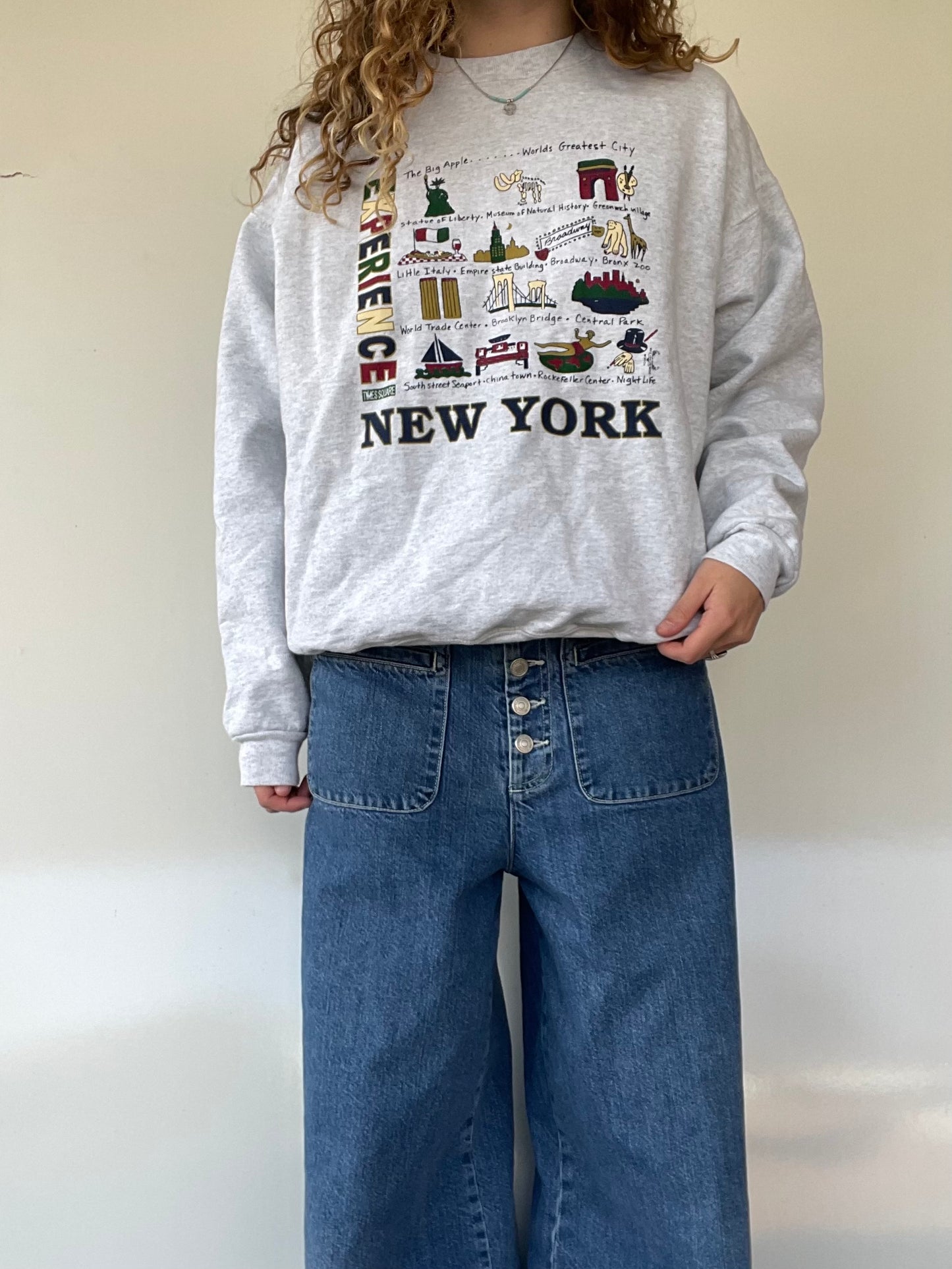 1990s Vintage Graphic New York Sweatshirt