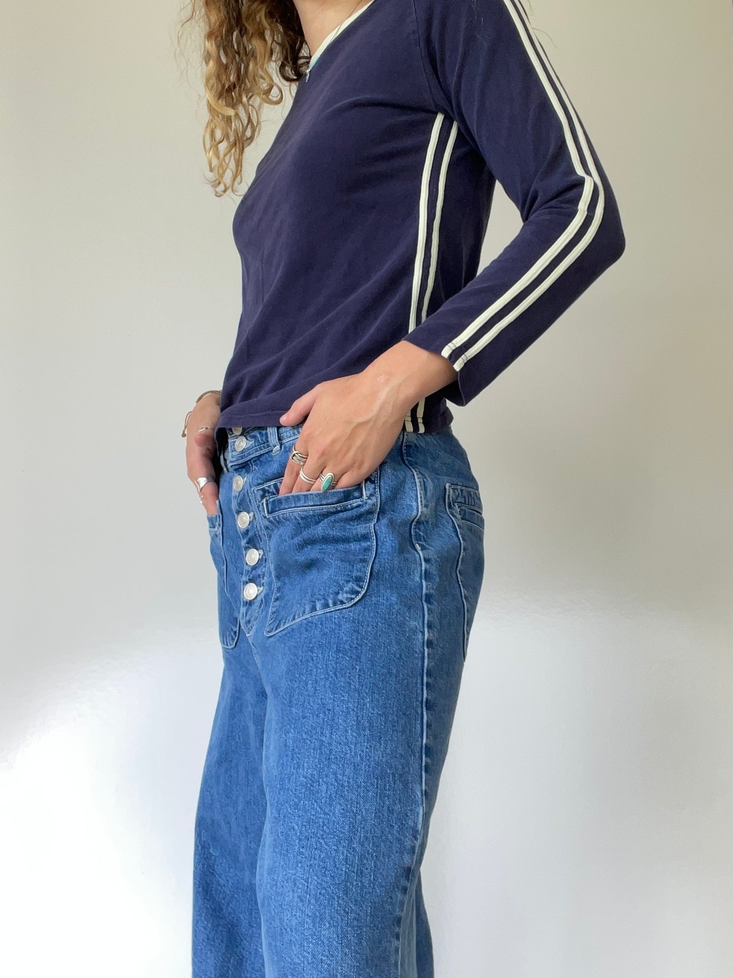 90s Striped Long Sleeve