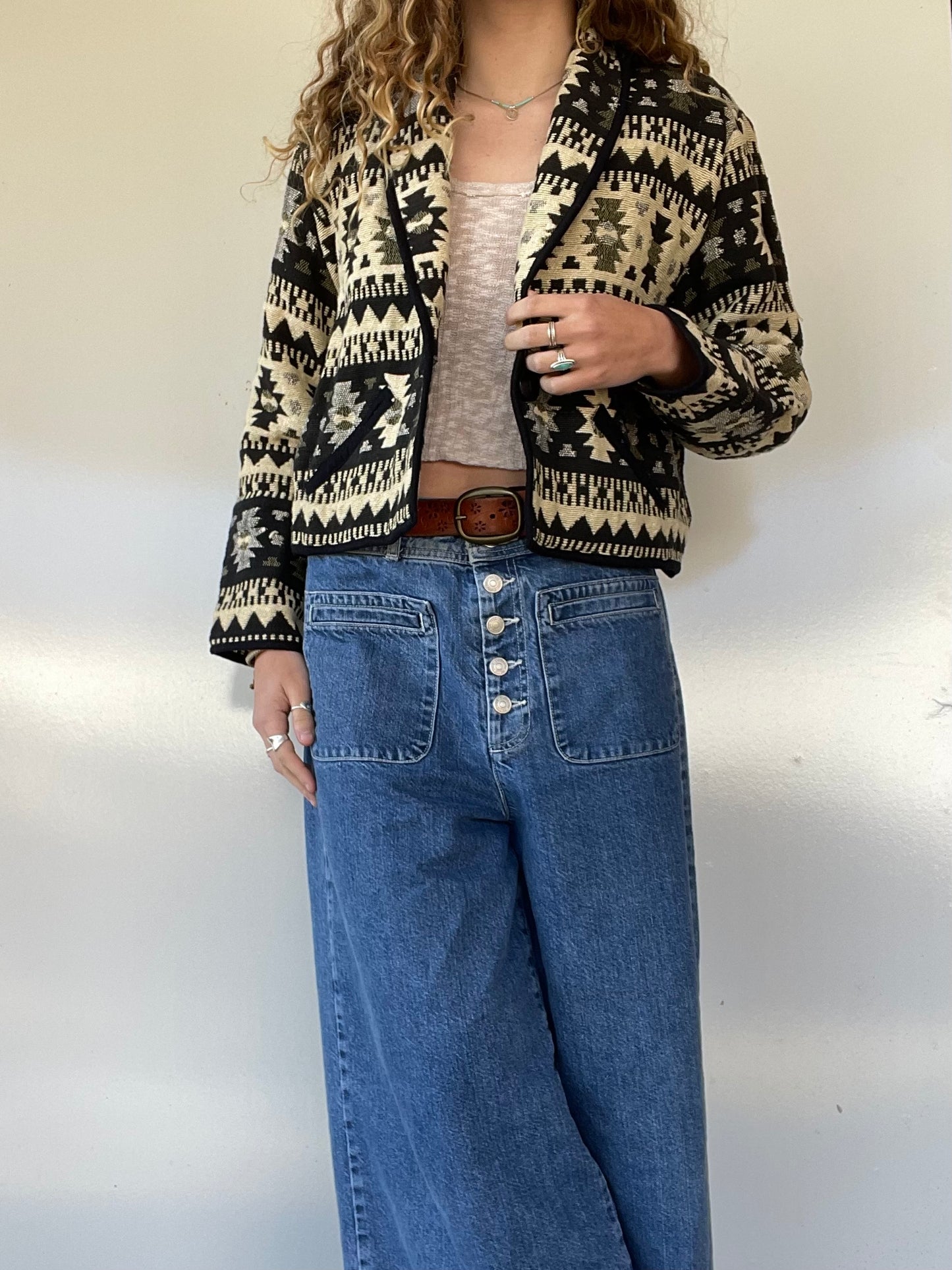 Vintage Tapestry Western Jacket