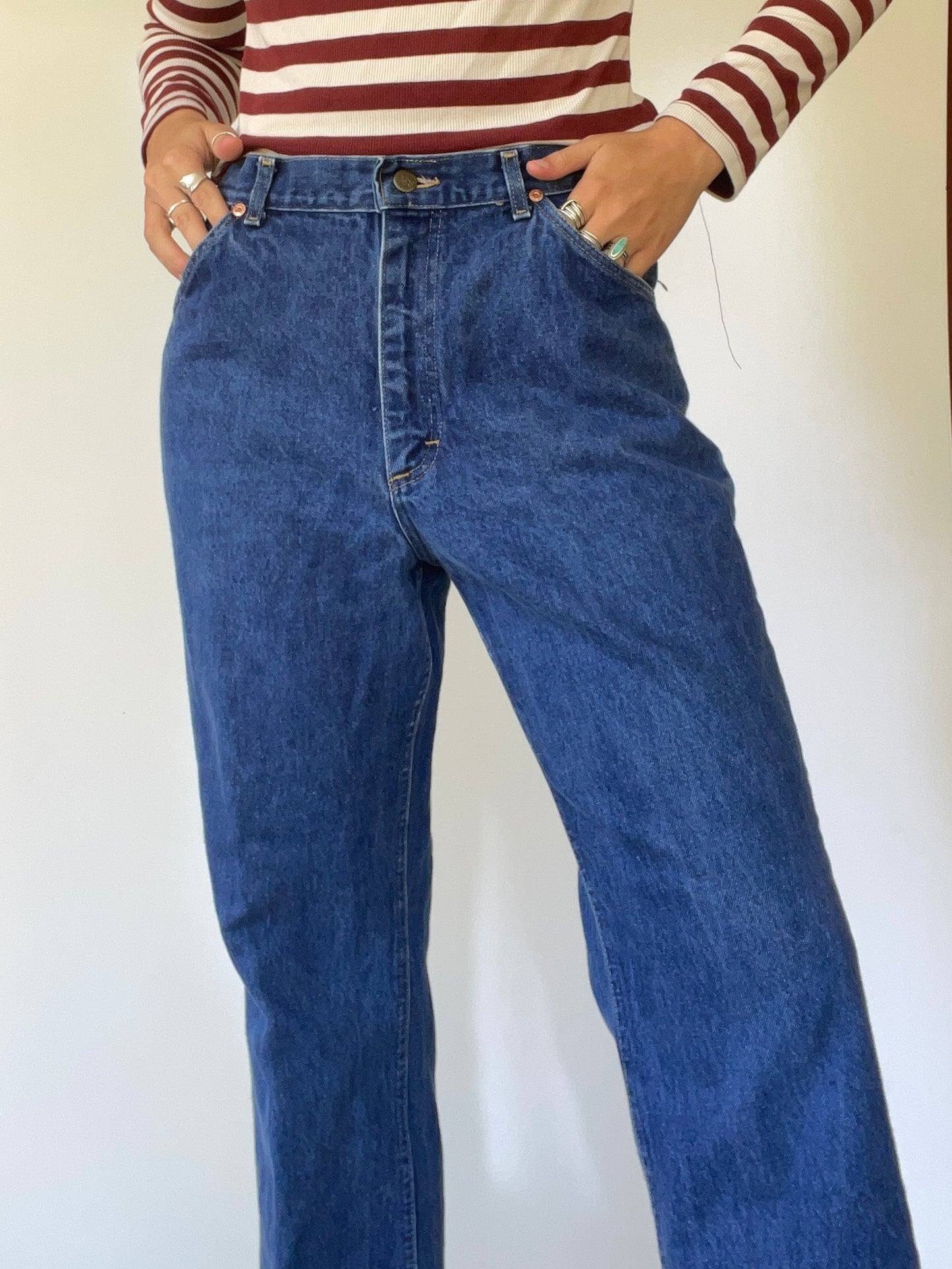 80s Vintage Lee Dark Wash Jeans