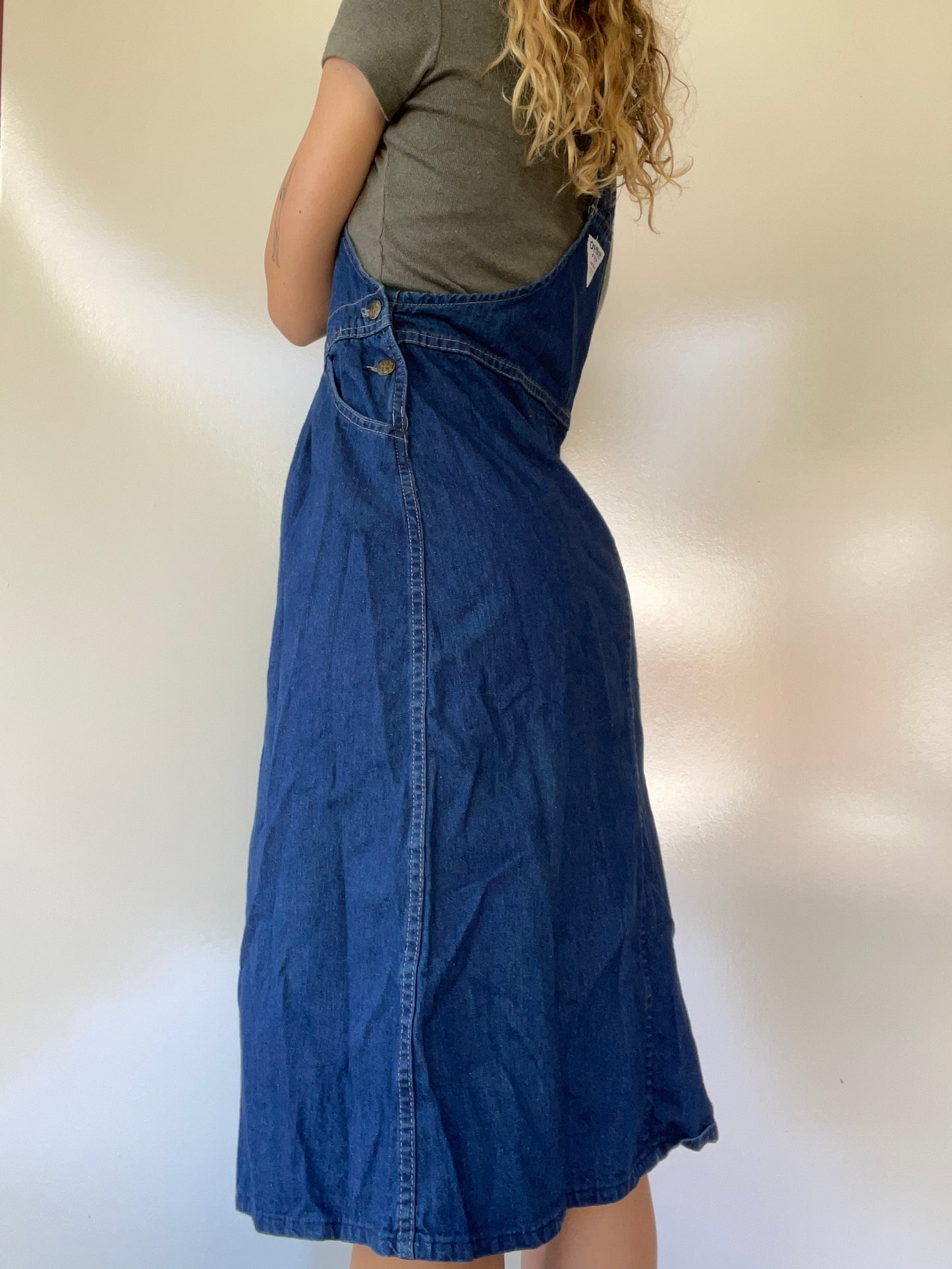 70s Vintage OshKosh B’Gosh Jean Dress