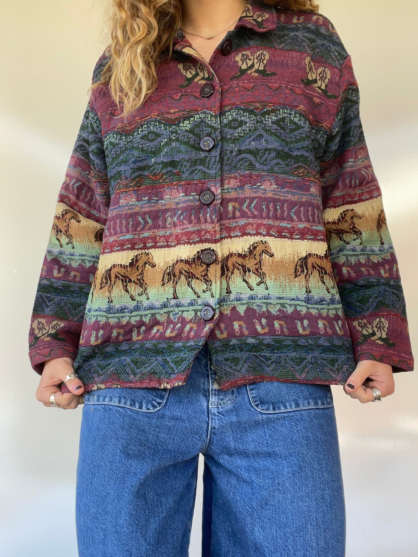 Vintage Tapestry Western Jacket
