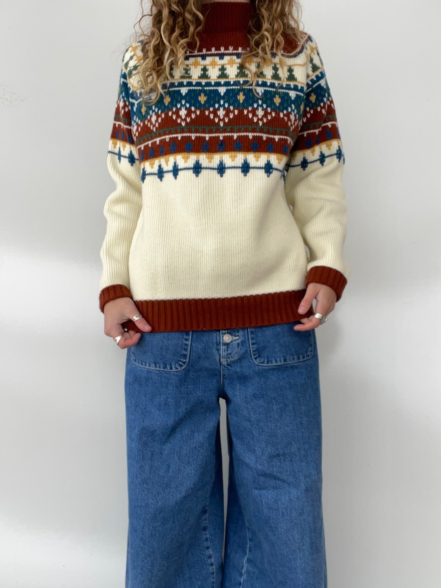 70s Vintage JCPenny Geometric Sweater