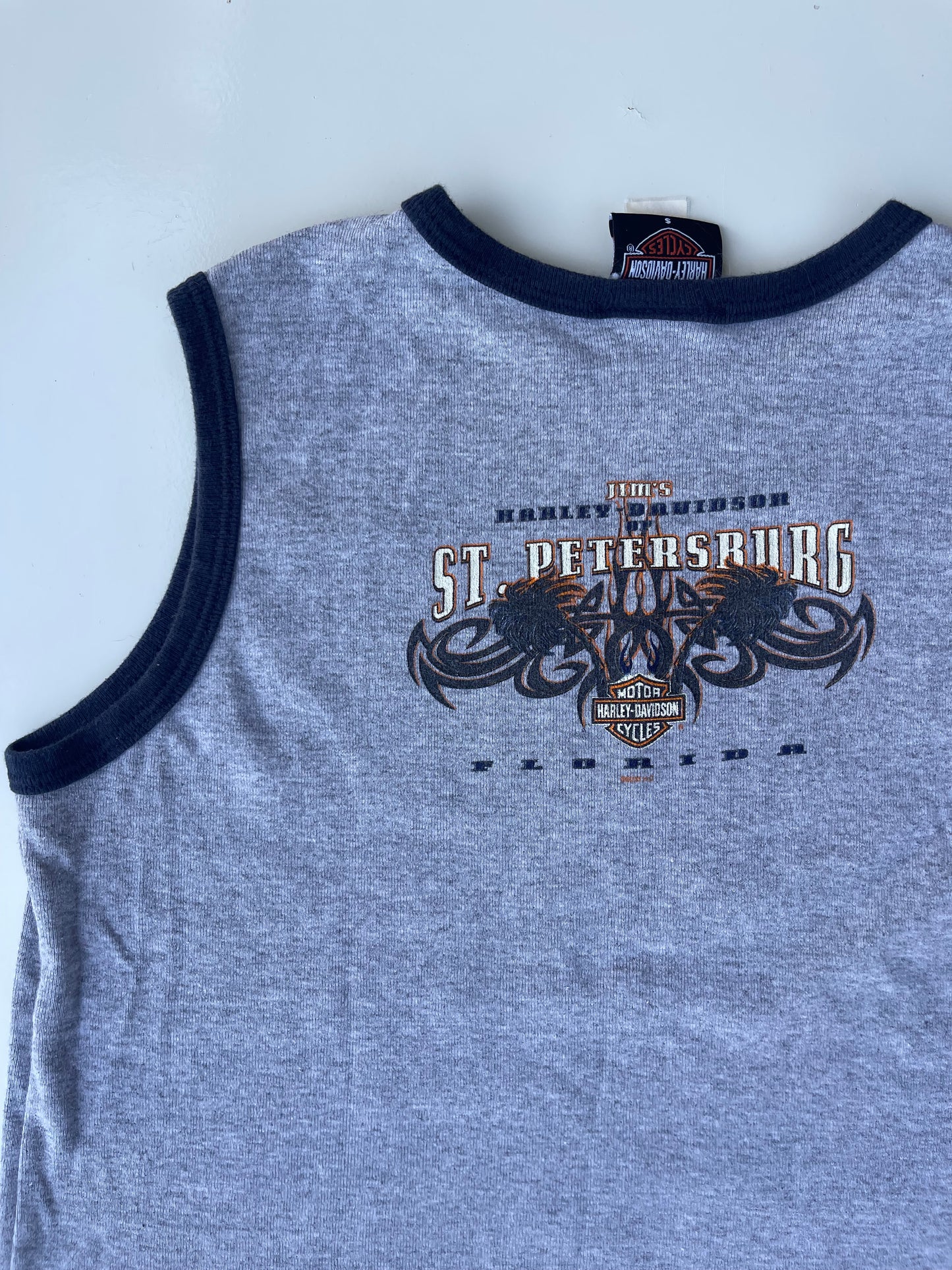 2004 Harley Davidson Gray Tank Top