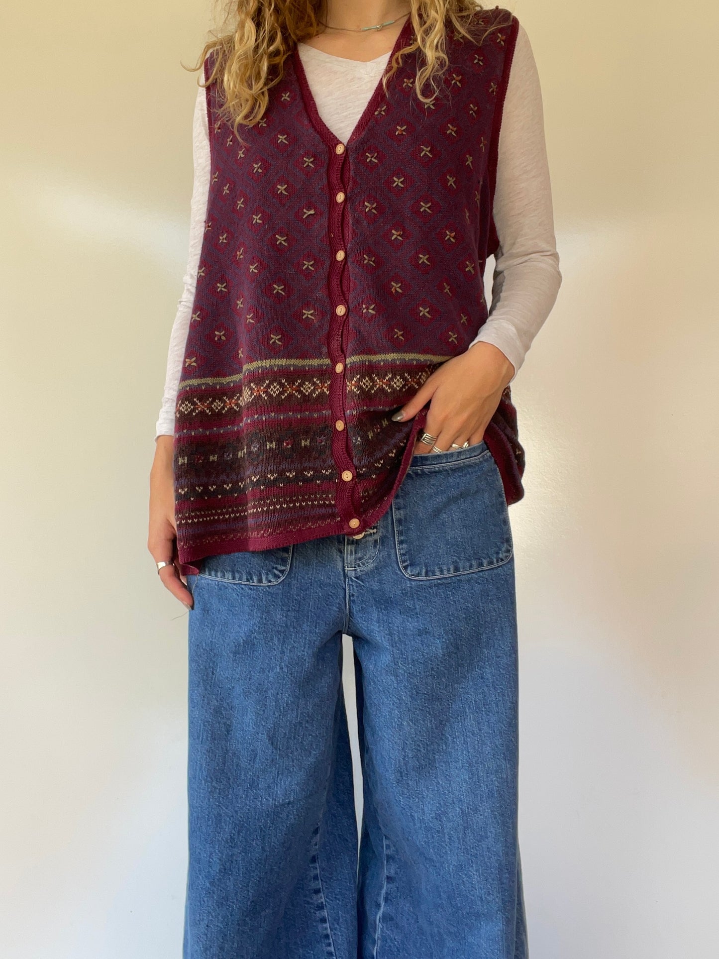 90s Sweater Vest