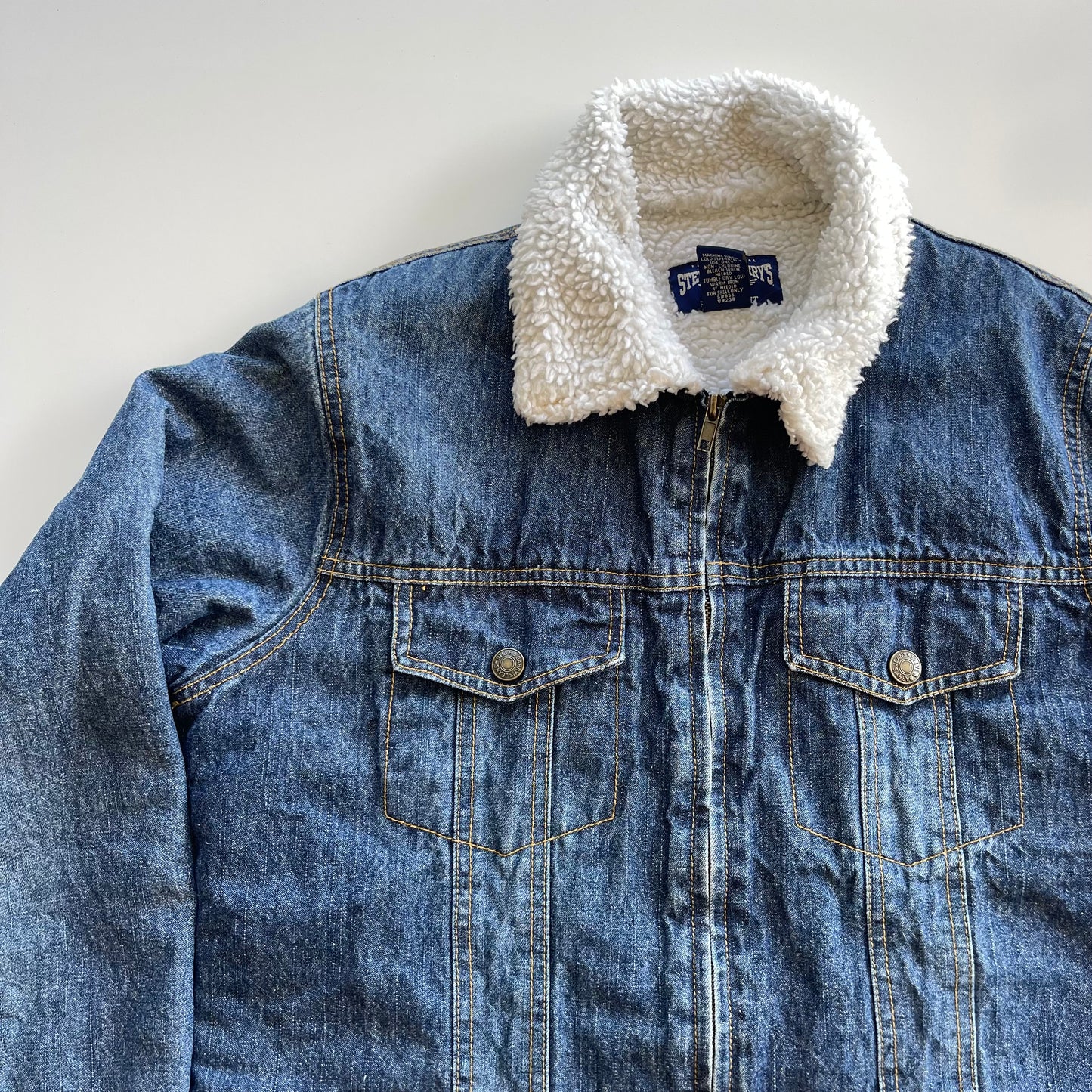Vintage Sherpa Jean Jacket