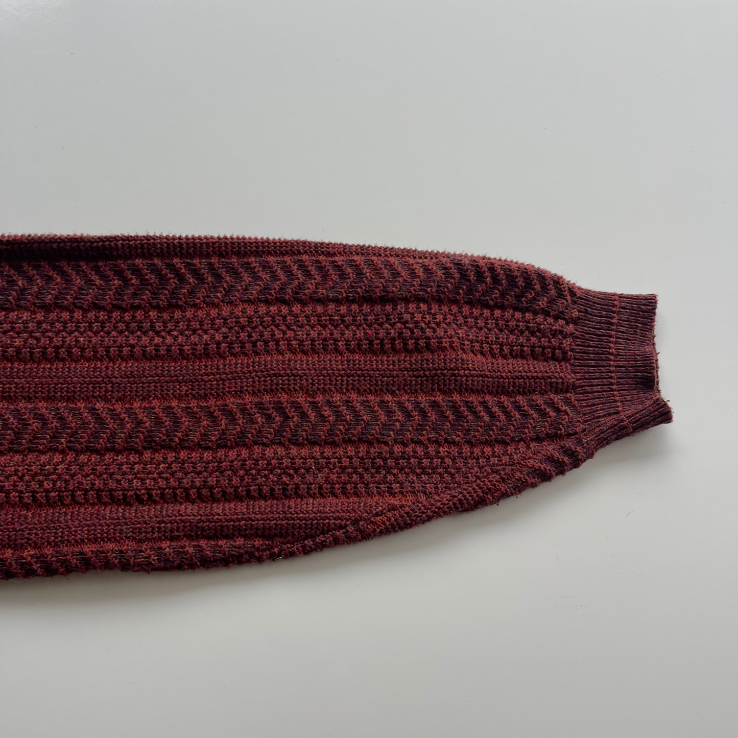 Vintage Maroon Coogi Style Sweater
