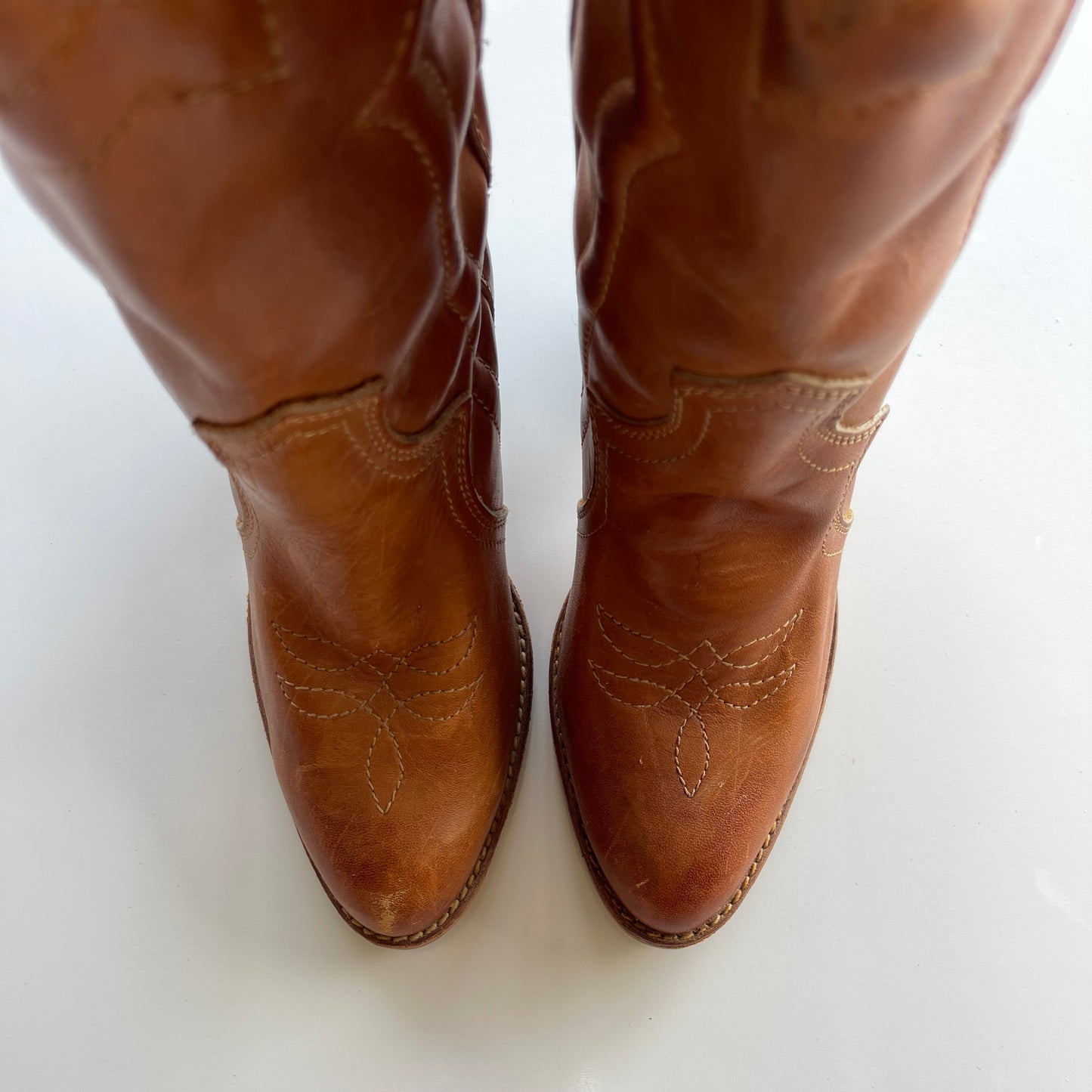 70s/80s Vintage Leather Cowboy Boots