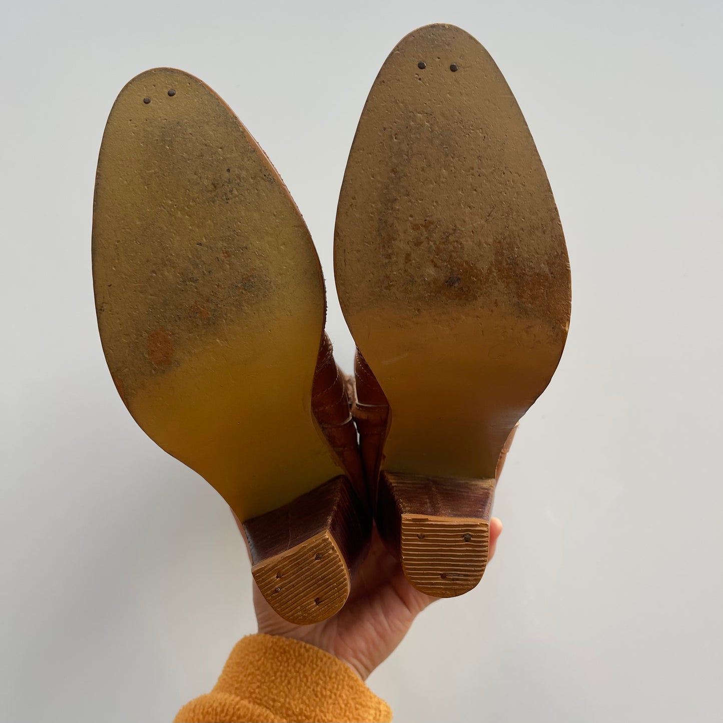 70s/80s Vintage Leather Cowboy Boots