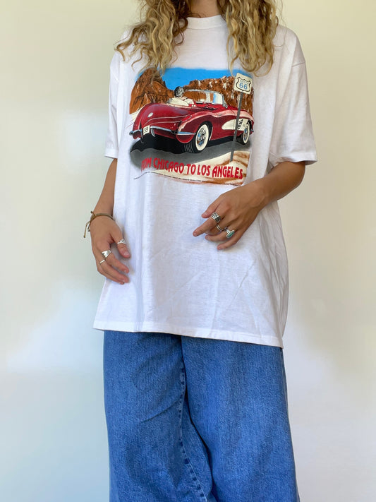 Vintage Route 66 Graphic T-Shirt