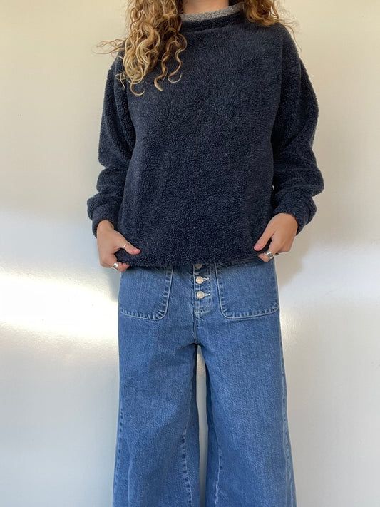 90s Collared Fleece Pullover