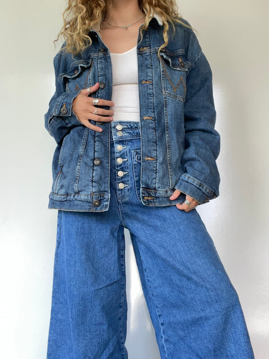 Wrangler Sherpa Lined Jean Jacket