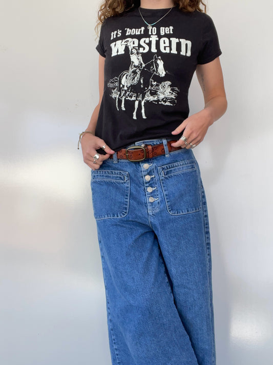 “It’s Bout to Get Western” Graphic T-Shirt