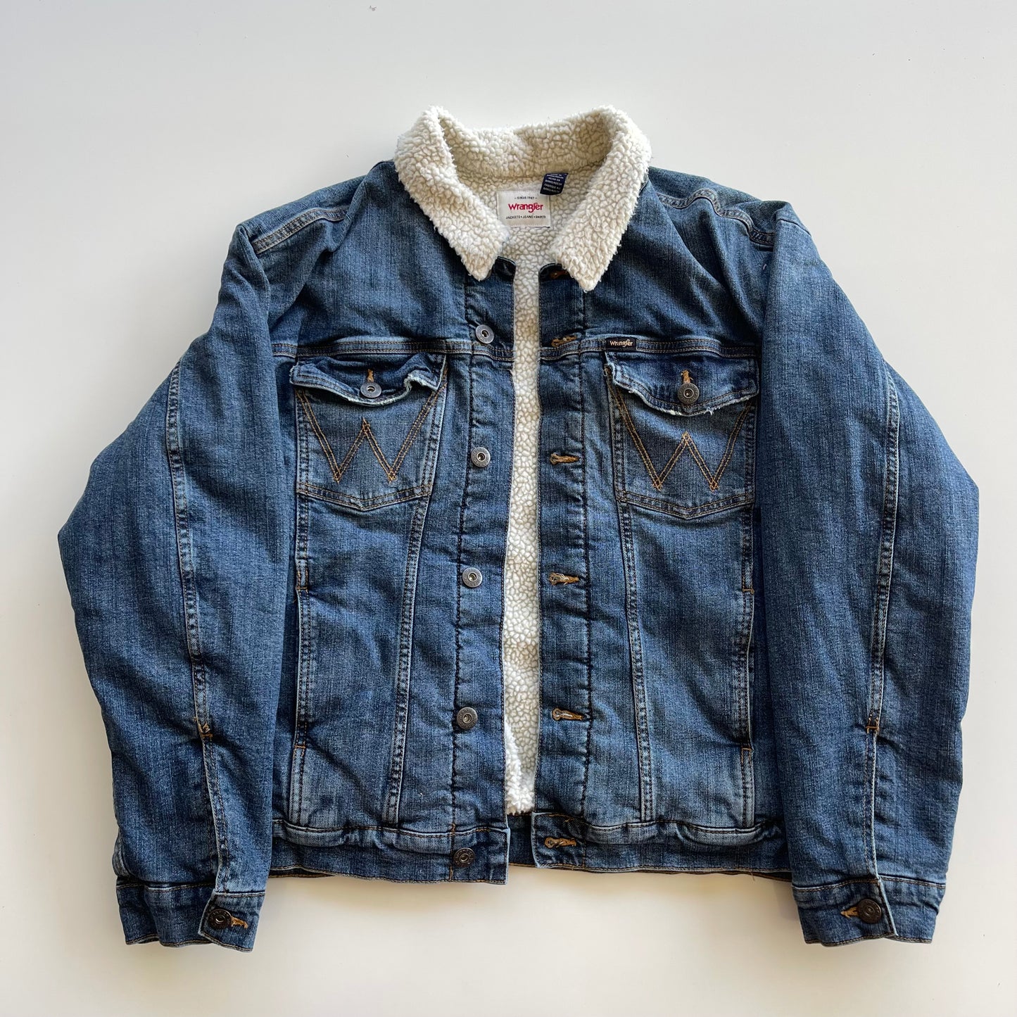Wrangler Sherpa Lined Jean Jacket