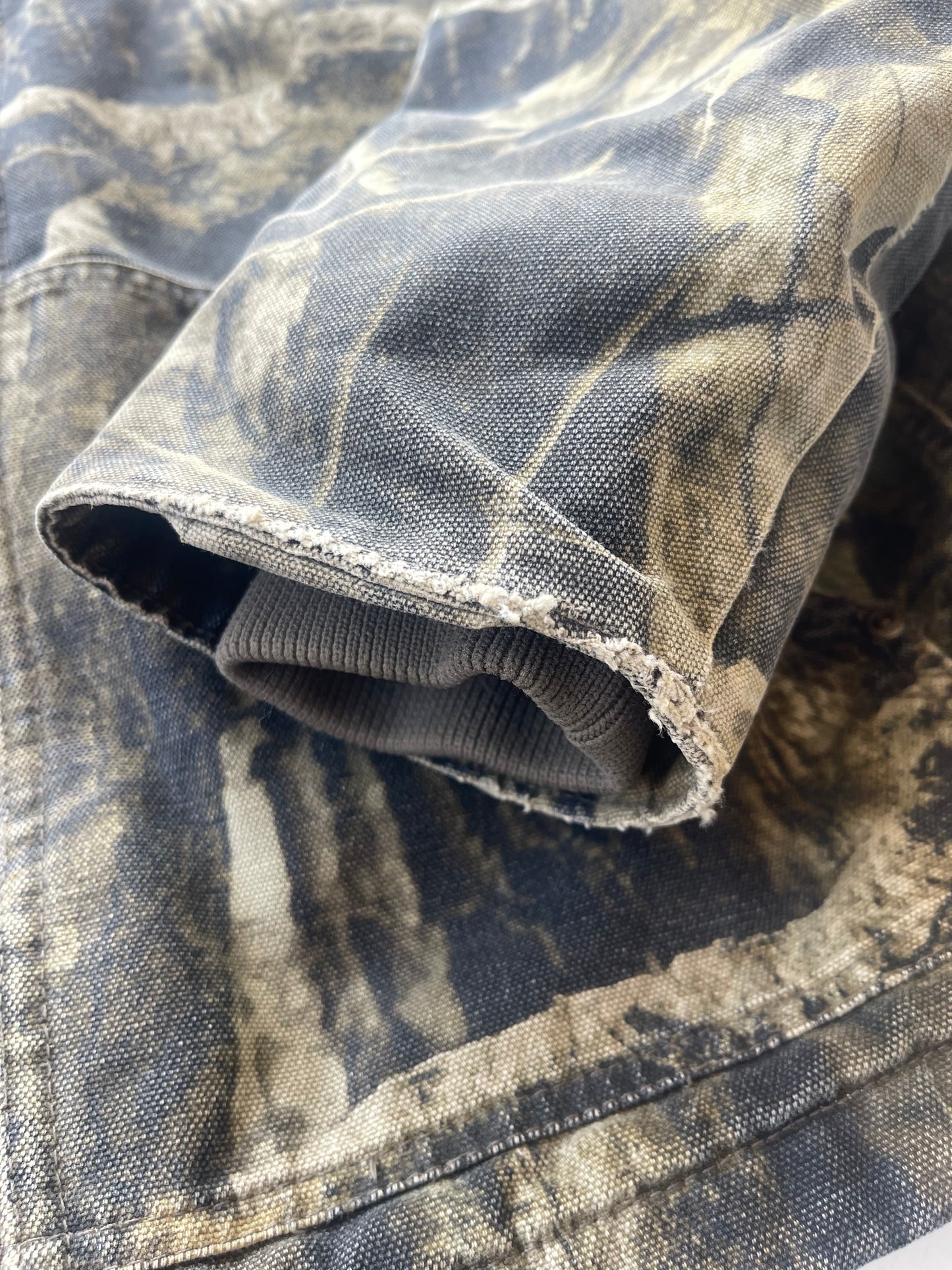 Columbia Camo Canvas Jacket Sherpa Lined