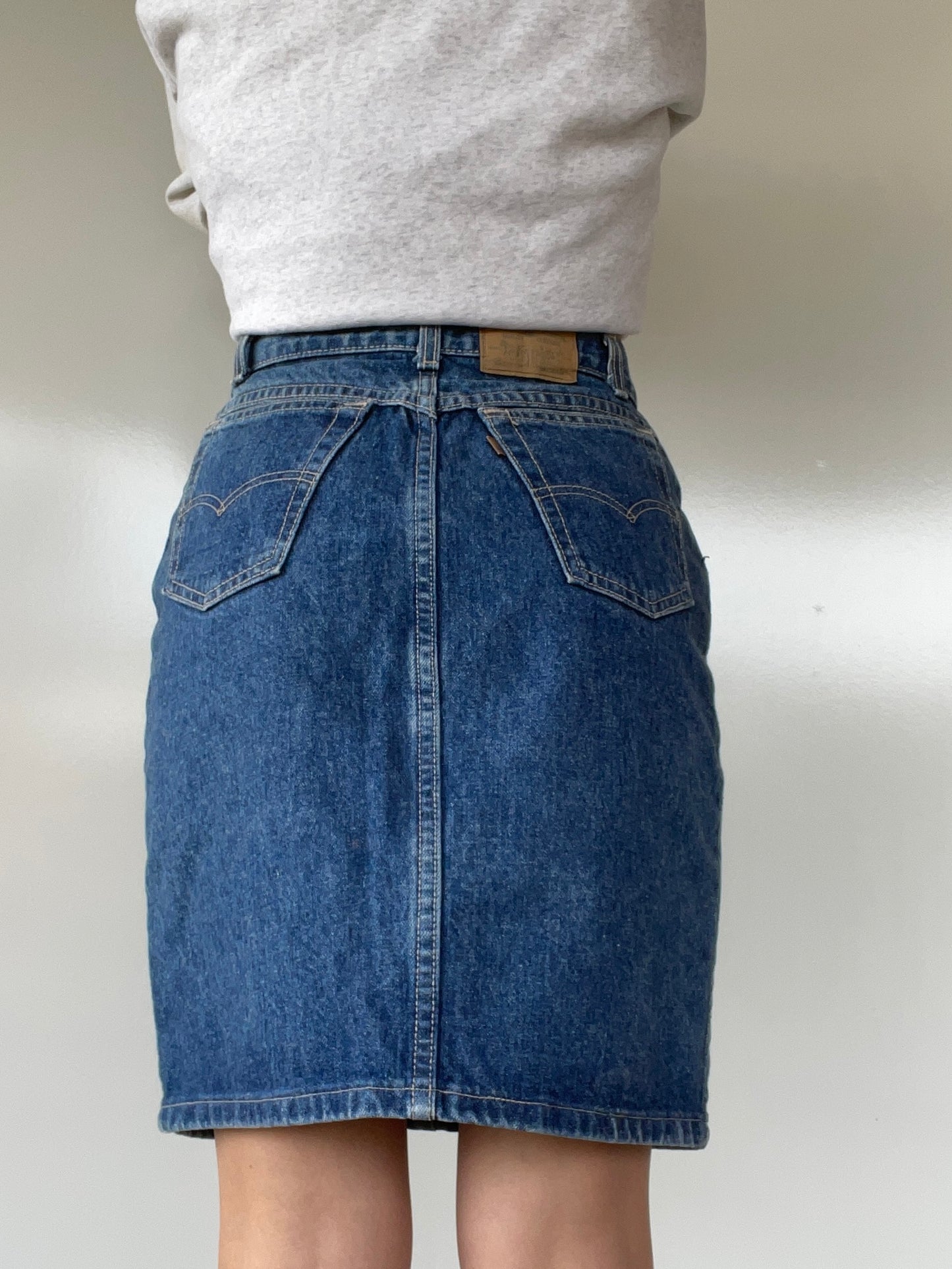 1980s Vintage Levi’s Denim Skirt