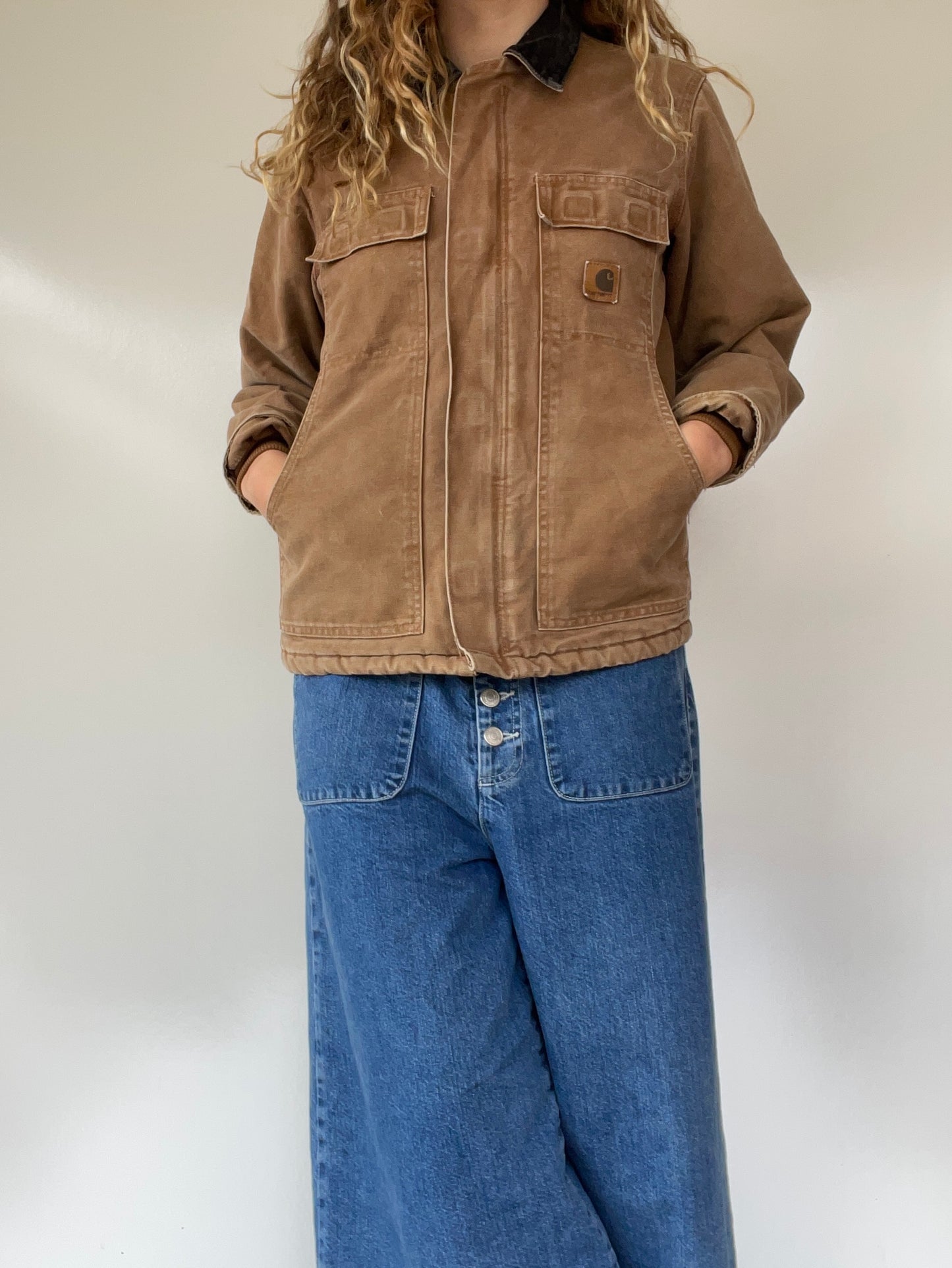 Vintage Tan Carhartt Workers Jacket
