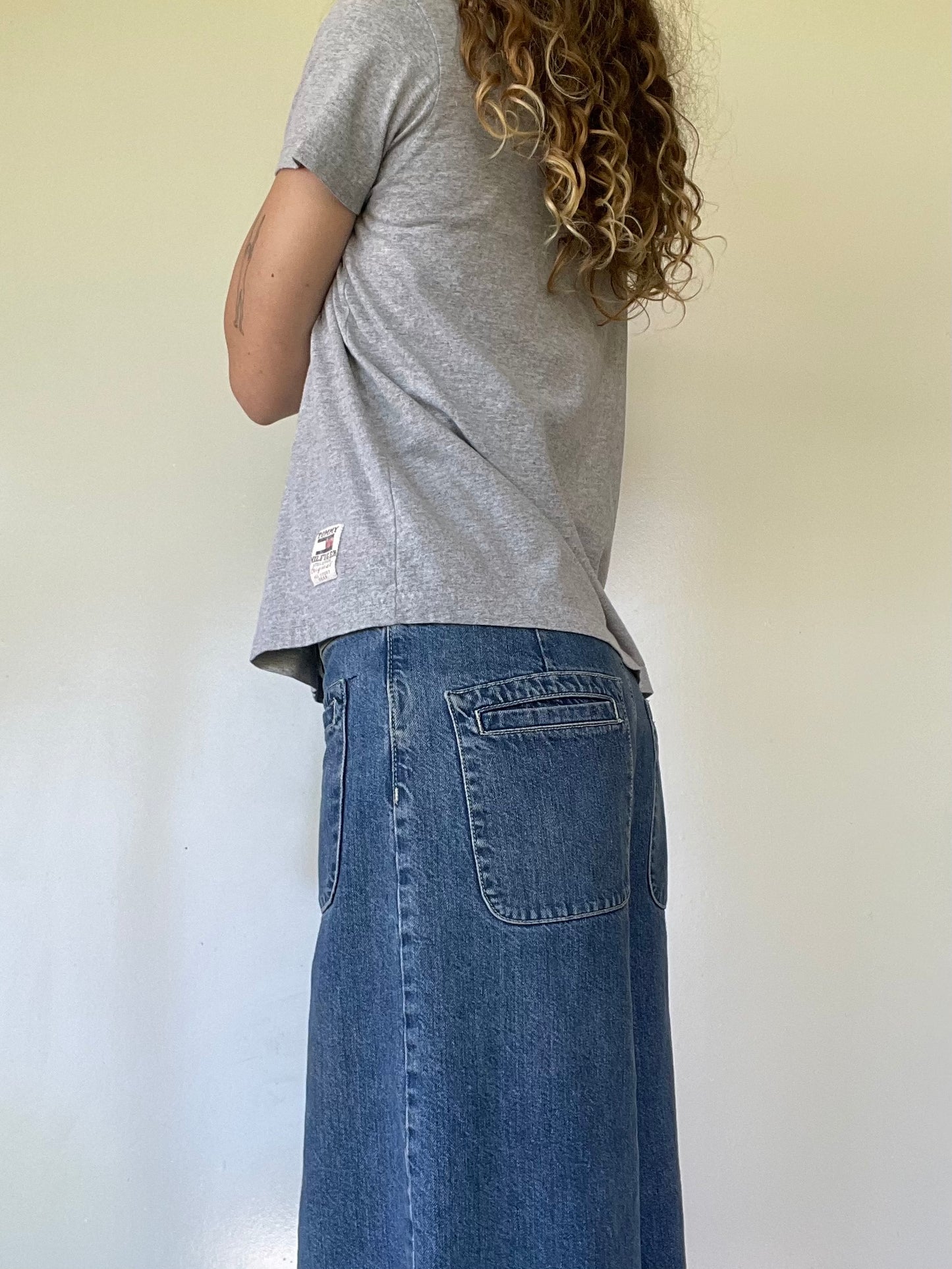 90s Tommy Hilfiger Gray T-Shirt