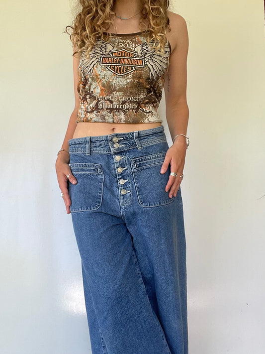 2007 Harley Davidson Camo Style Tank Top