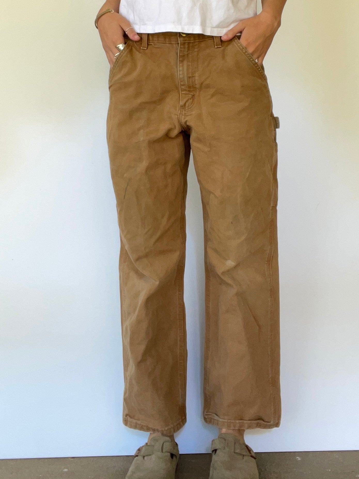 Tan Carhartt Cargo Pants
