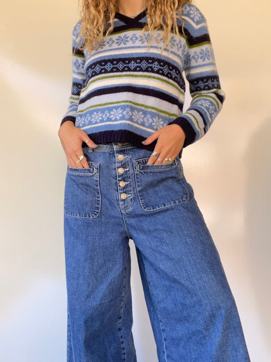 Vintage Patterned Sweater