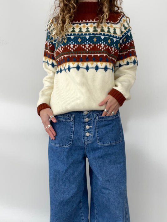 70s Vintage JCPenny Geometric Sweater