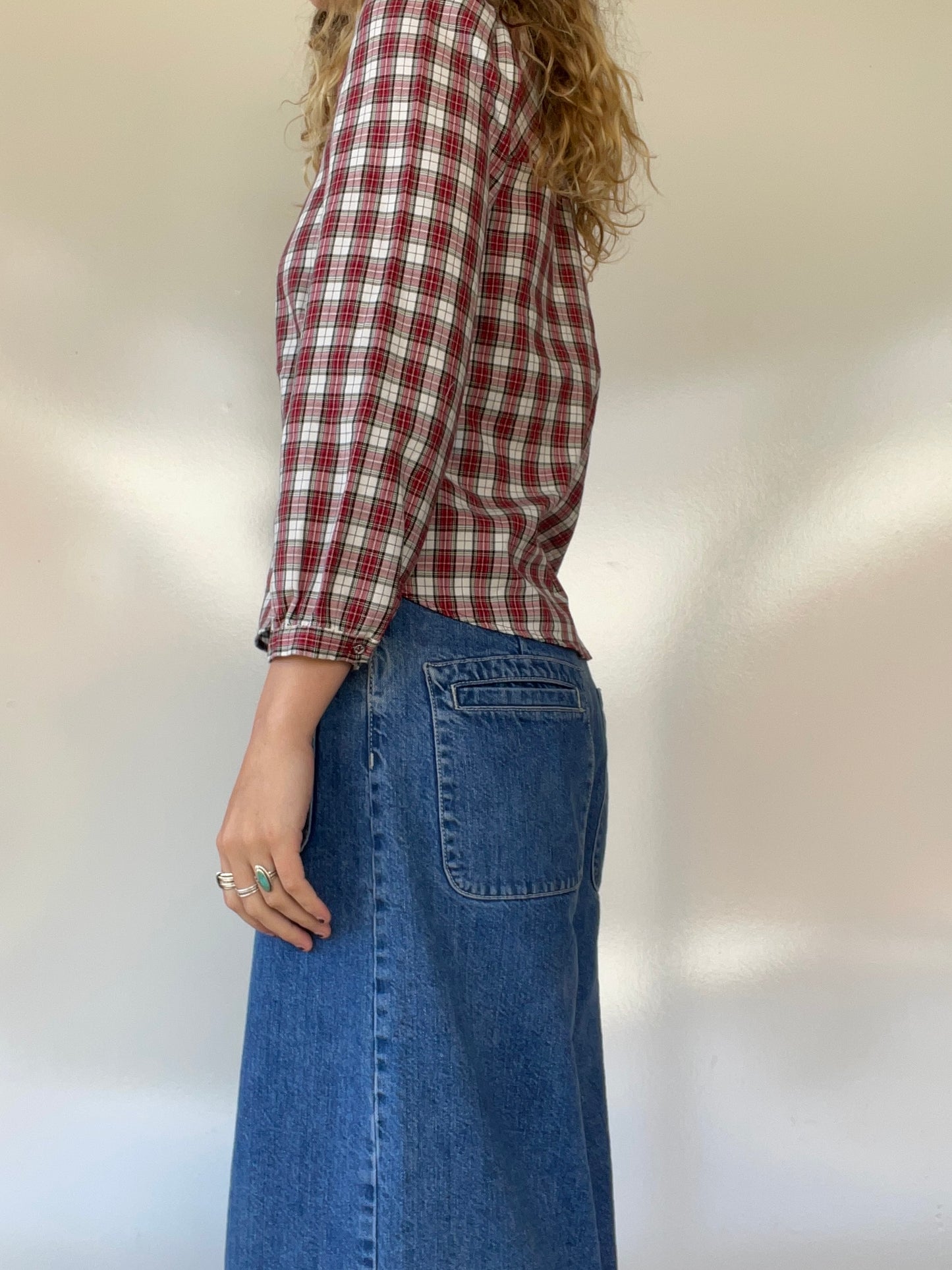 Zara Plaid Button Up