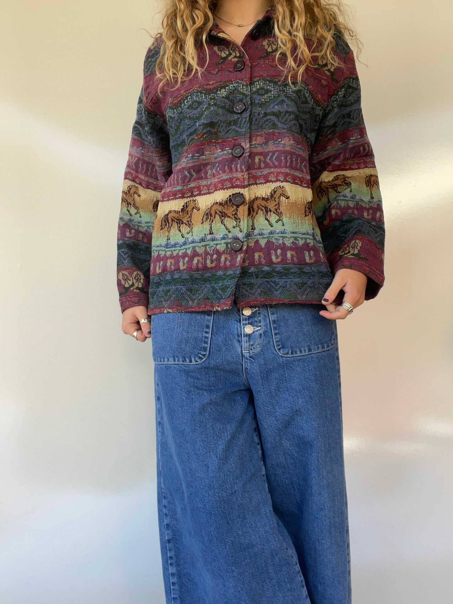 Vintage Tapestry Western Jacket