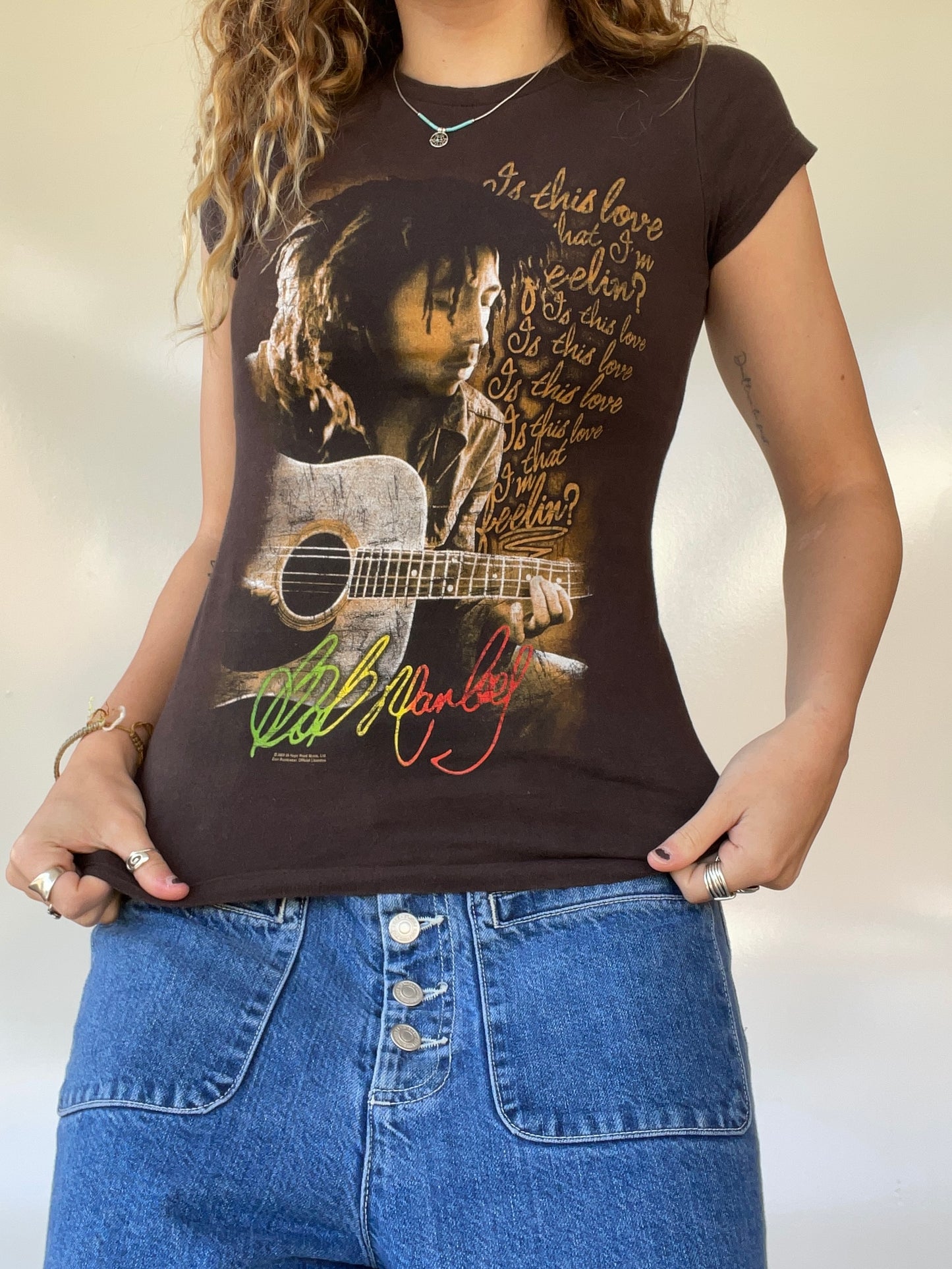 2009 Bob Marley Graphic Baby Tee